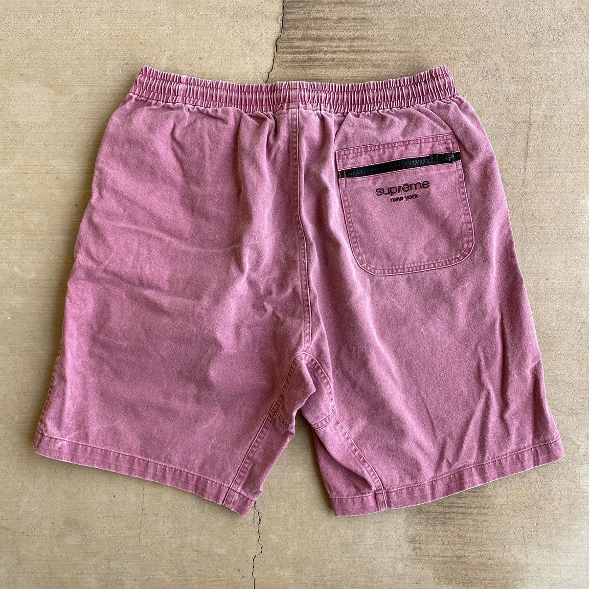 Supreme Supreme Washed Twill Shorts Red Pink 2016 Size US 34 / EU 50 - 5 Thumbnail