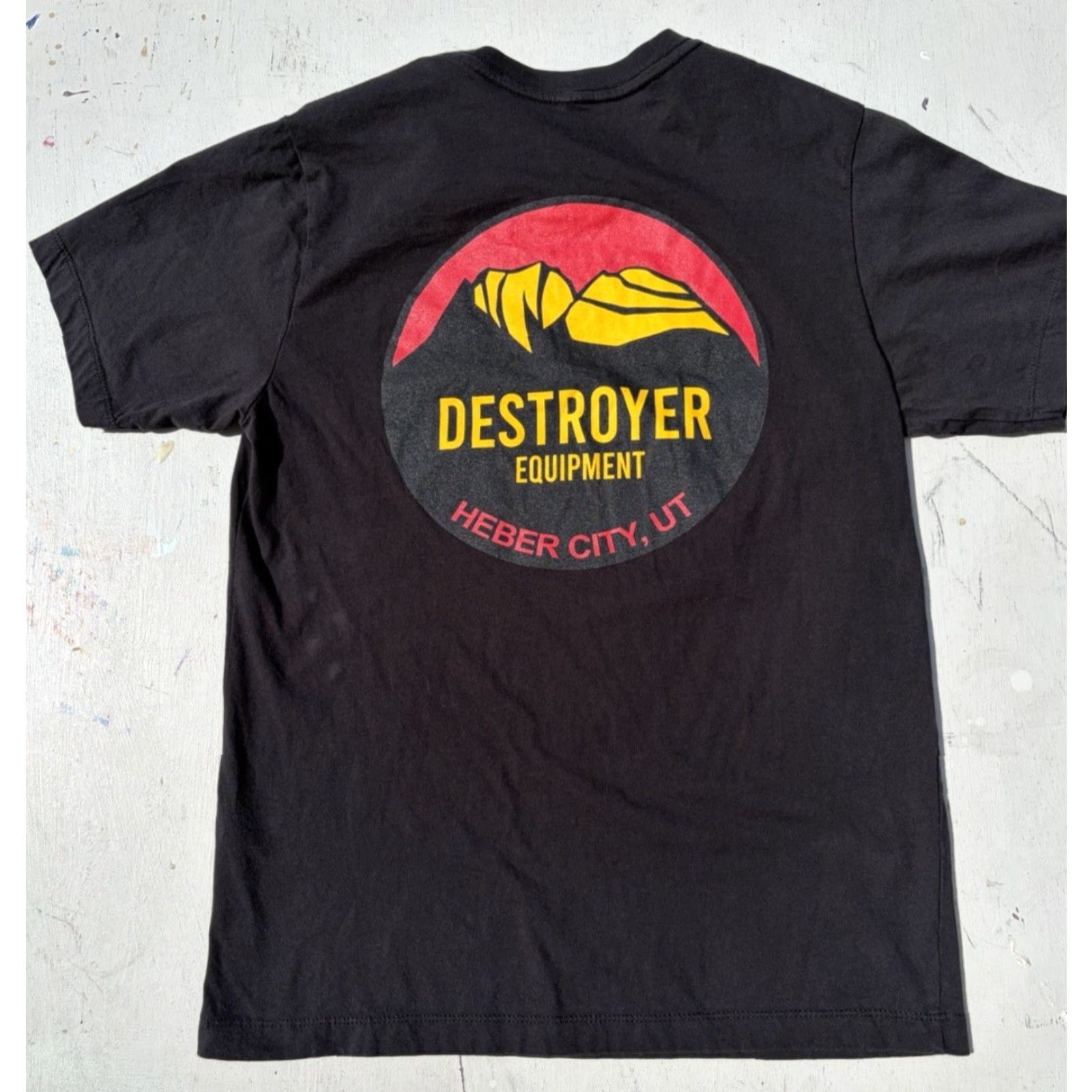 Equipment Destroyer Equipment T-Shirt Black Spell-Out M Shirts Mens 90s City Outdoor Rock Logo Size US M / EU 48-50 / 2 - 2 Thumbnail