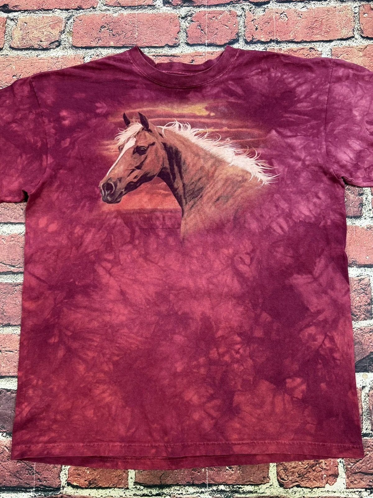 The Mountain The Mountain Horse T-Shirt Y2K Art Tie Dye 2007 Kim McElroy Size US L / EU 52-54 / 3 - 4 Thumbnail