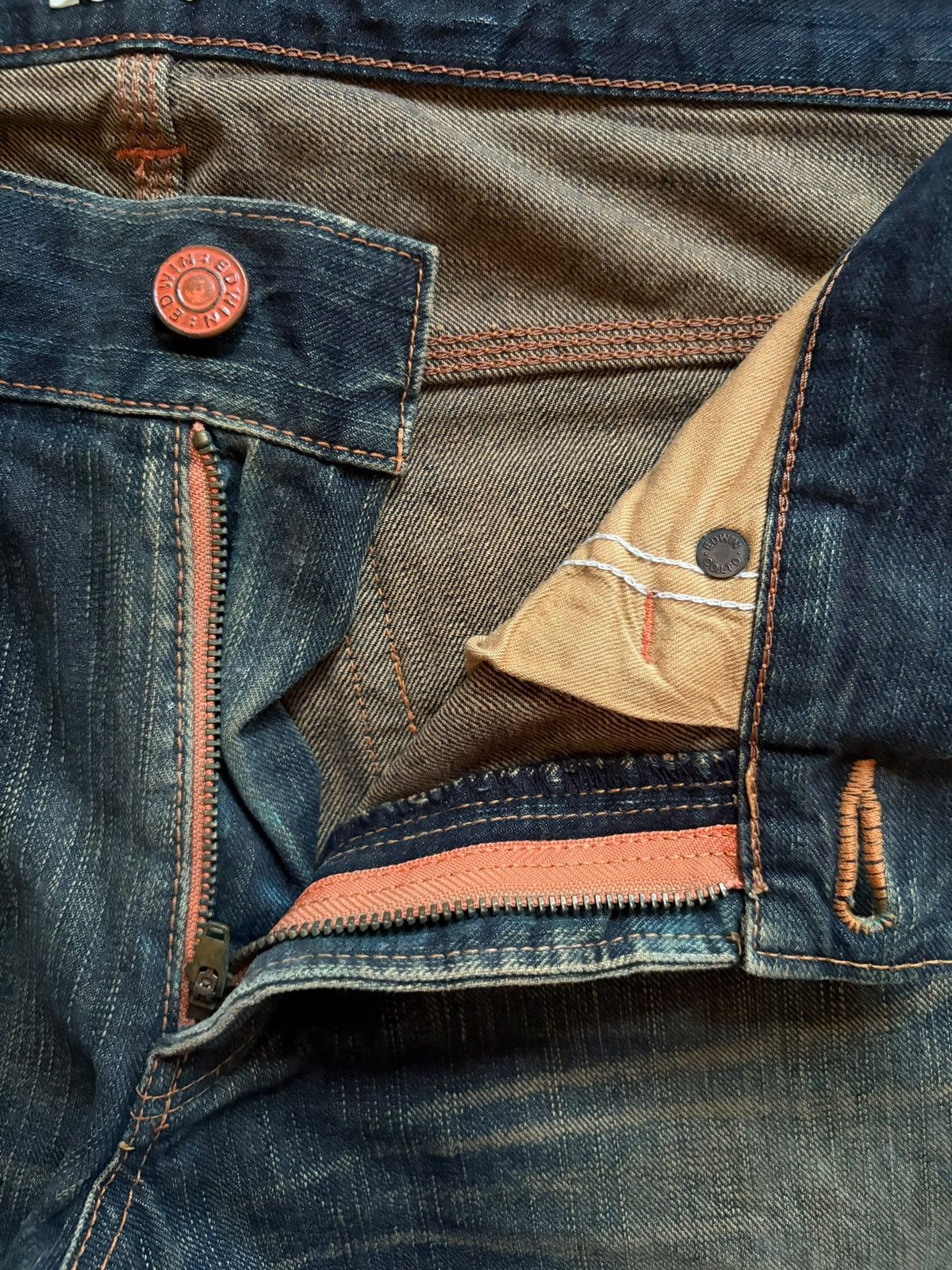 Edwin SALES🔥Exclusive Vintage Edwin Rusty Mud Wash Jean Shorts Size US 34 / EU 50 - 11 Thumbnail