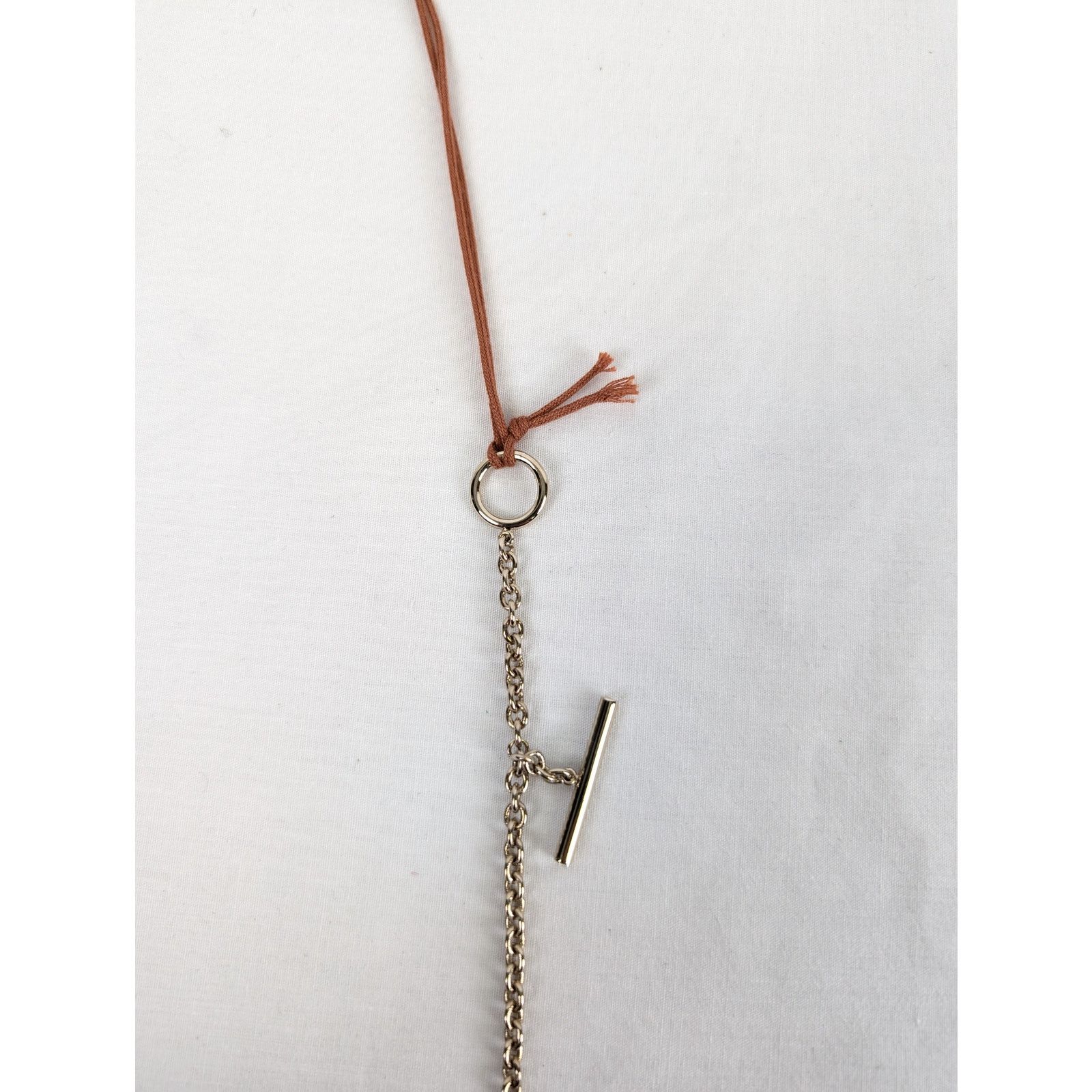 Loro Piana o1rshd1 Size: OS / Pocket Watch Chain Locket Round Metallic Size ONE SIZE - 3 Thumbnail