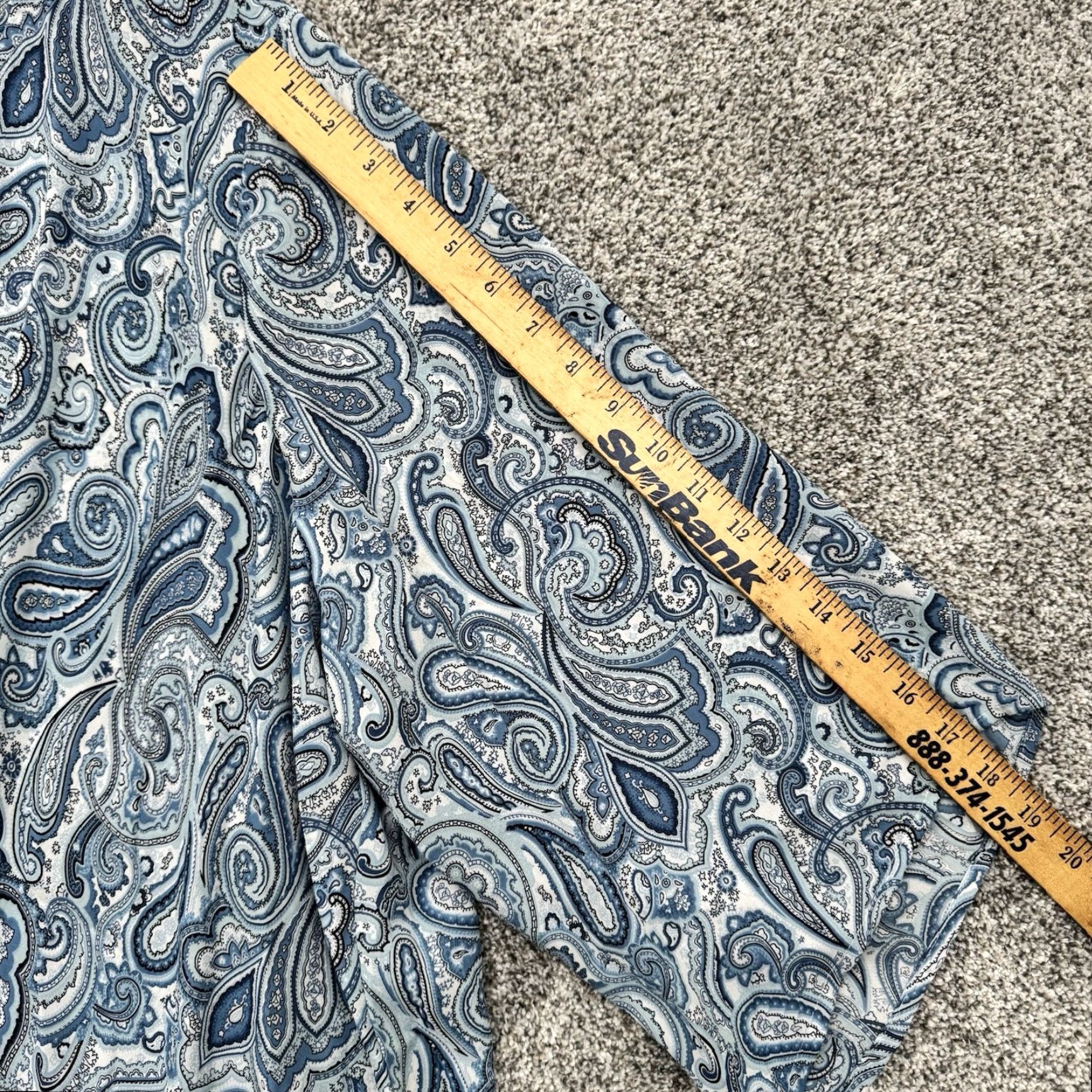 Vintage Catherines Blouse Womens 3X Plus Paisley Flowy Boho Tunic Lagenlook Grandmacore 2010s Size XXL / US 16-18 / IT 52-54 - 3 Thumbnail