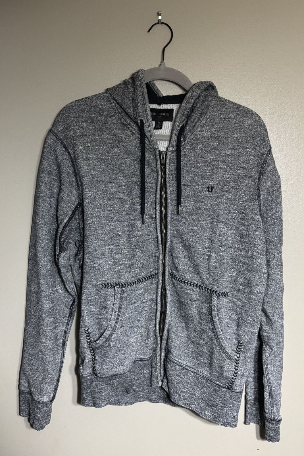 True Religion True Religion-Baseball Stitch Gray Full Zip Size Small Size US S / EU 44-46 / 1 - 1 Thumbnail