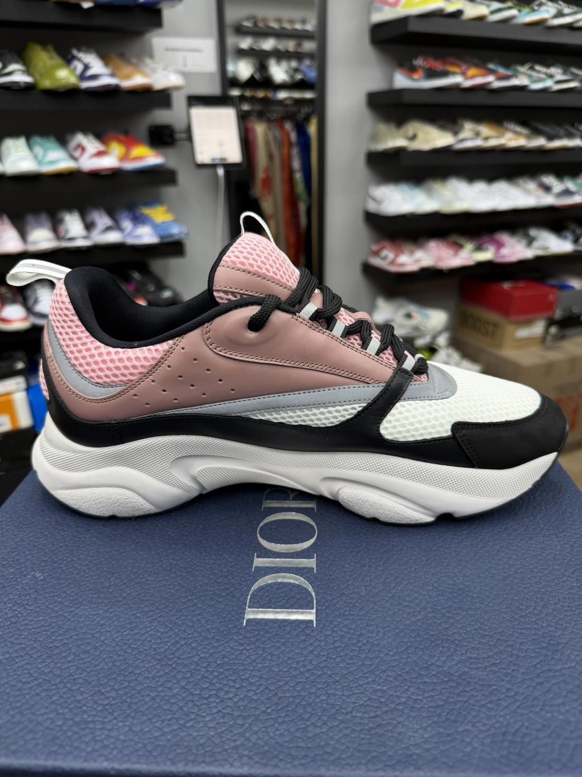 Dior Dior B22 Pink Black Size 45EU (MENS US12) $1300 Discontinued Size US 12 / EU 45 - 8 Thumbnail