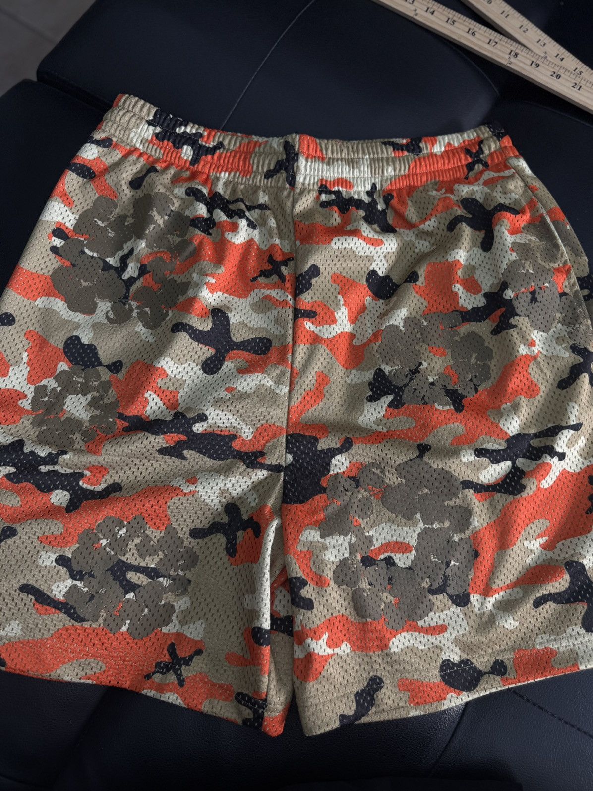 DENIM TEARS Denim Tears Mesh Summer Shorts Tan/Orange Size Large (NEW) Size US 33 - 1 Thumbnail
