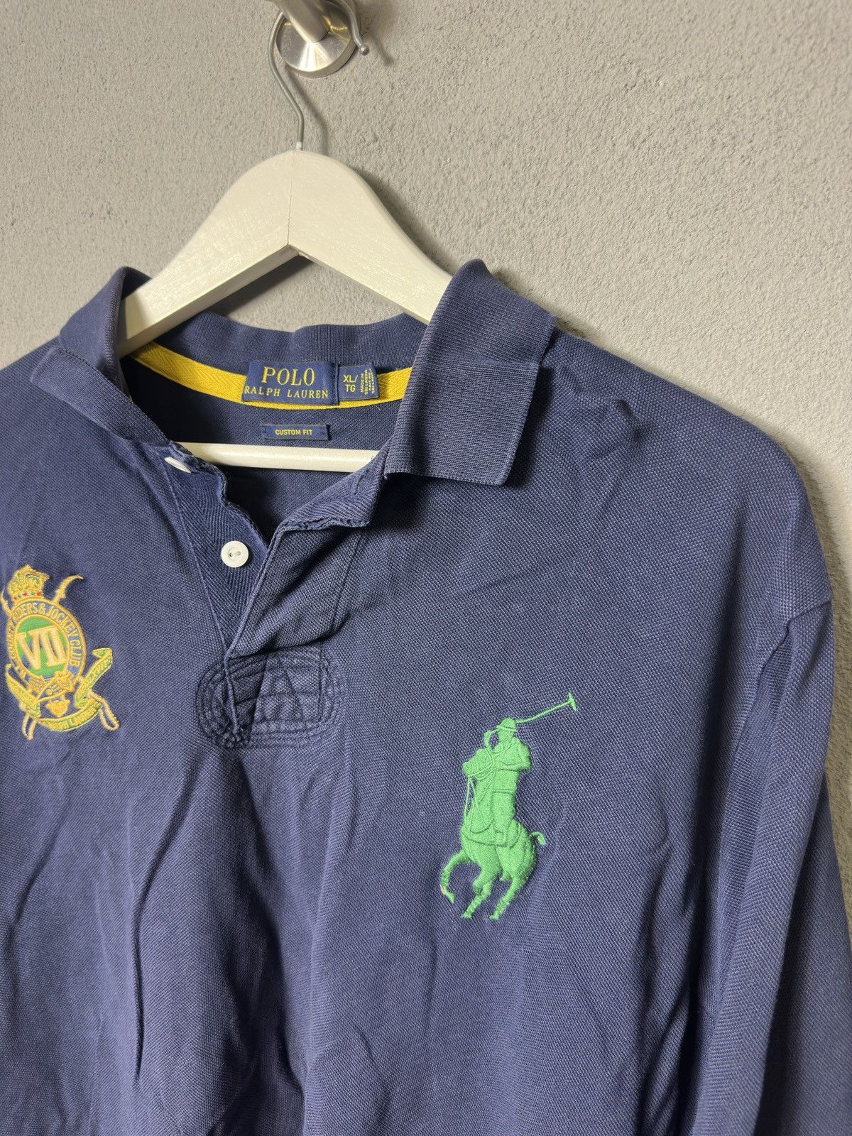 Polo Ralph Lauren Ralph Lauren Big Logo Y2K rugby long sleeve polo size XL Size US XL / EU 56 / 4 - 4 Thumbnail