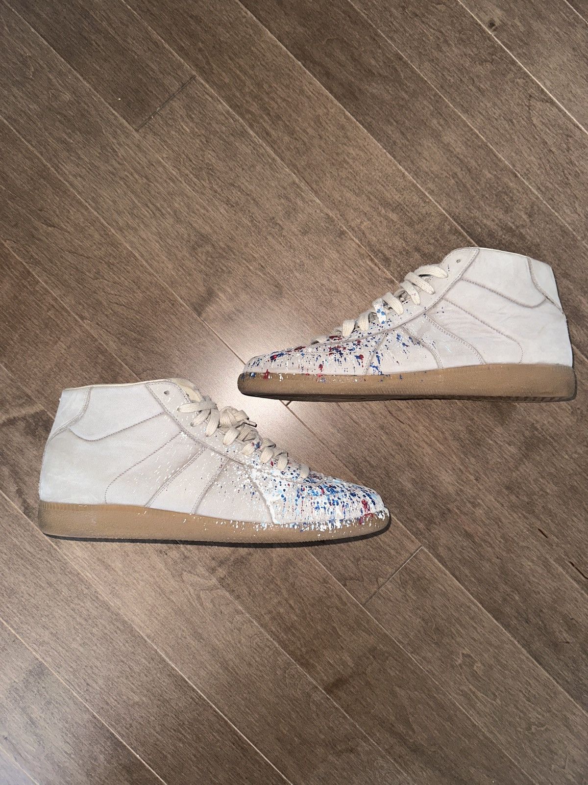 Maison Margiela Maison Margiela replica paint splatter Grailed