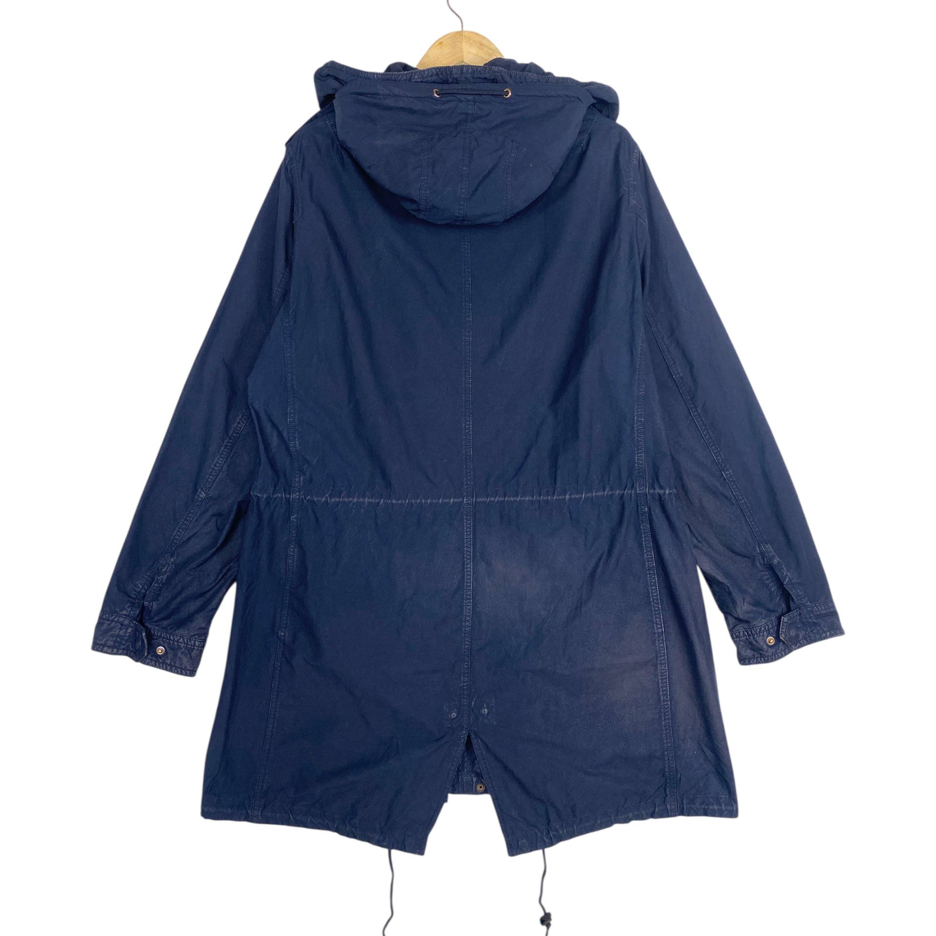 Pazzo 💥PAZZO BONDAGE FISHTAIL NAVY PARKA JACKET Size US M / EU 48-50 / 2 - 6 Thumbnail