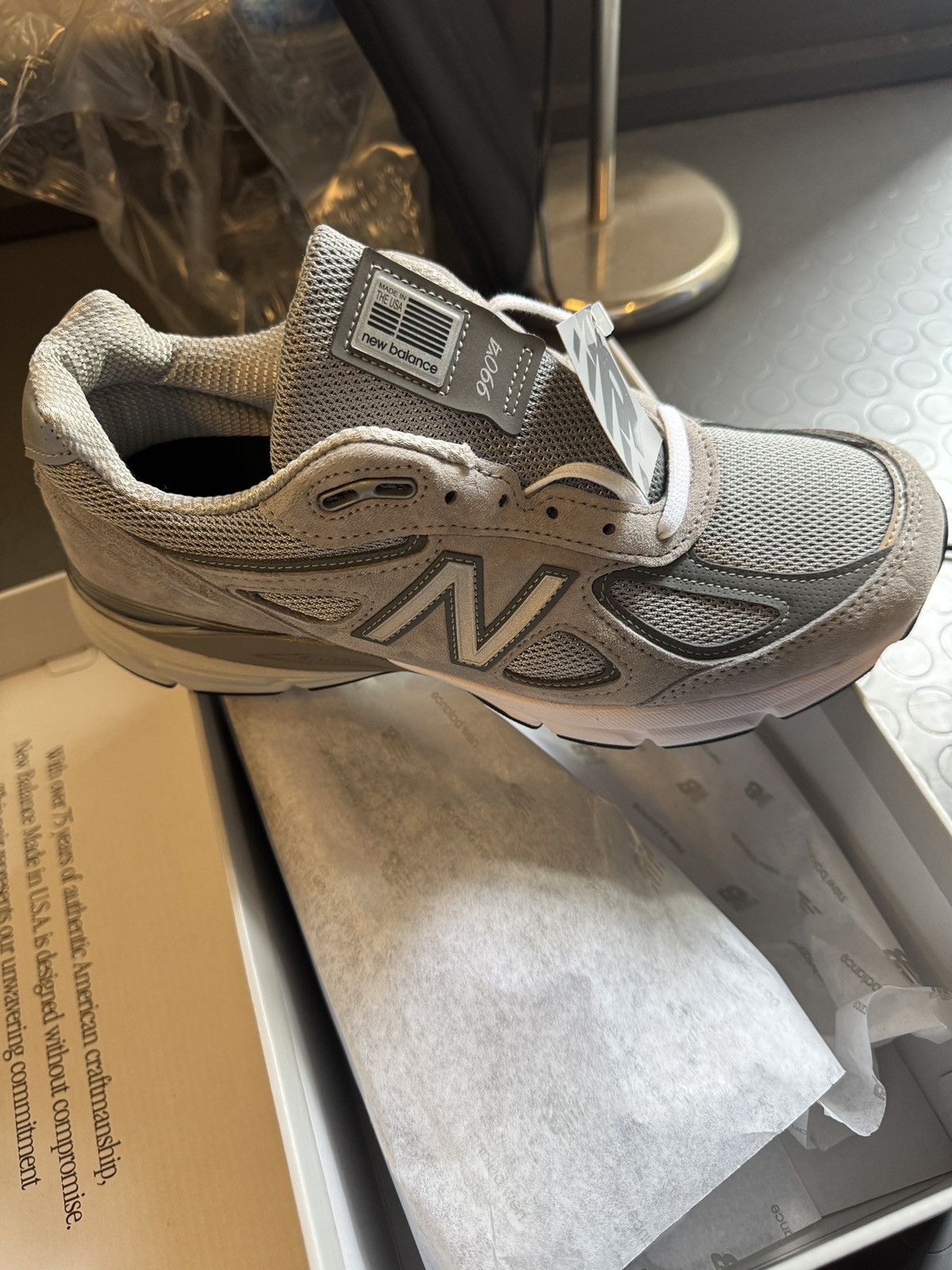 New Balance New Balance Unisex made in USA 990v4 Core grey Size US 8.5 / EU 41-42 - 5 Thumbnail