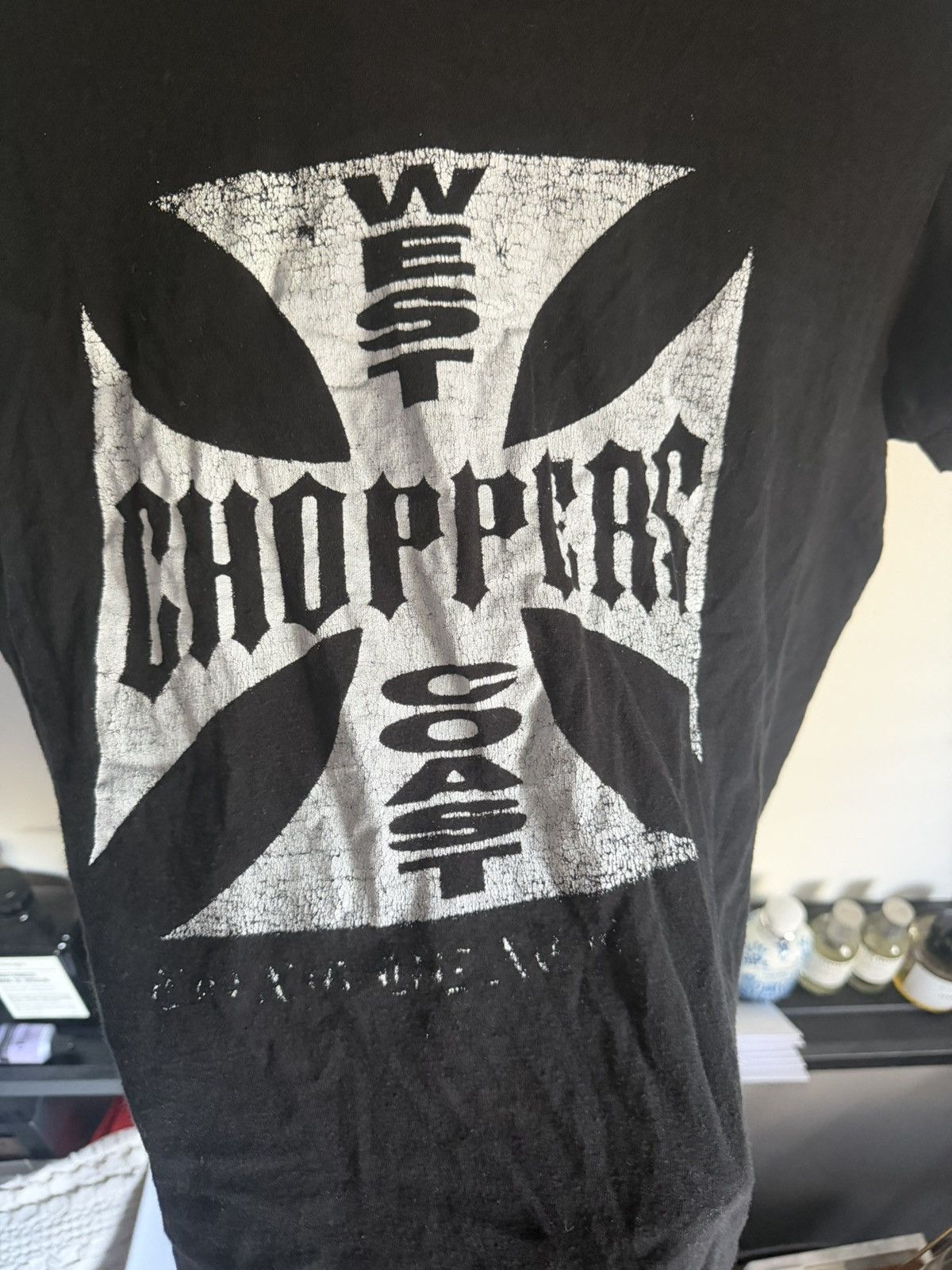 West Coast Choppers TRASHED SMOKED WEST COAST CHOPPERS Size US L / EU 52-54 / 3 - 2 Thumbnail