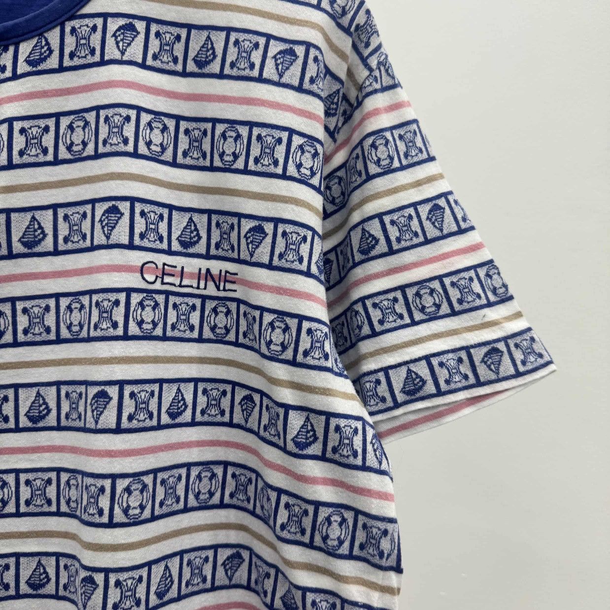 Celine Vintage 90s Celine Paris Henley Size M / US 6-8 / IT 42-44 - 5 Thumbnail