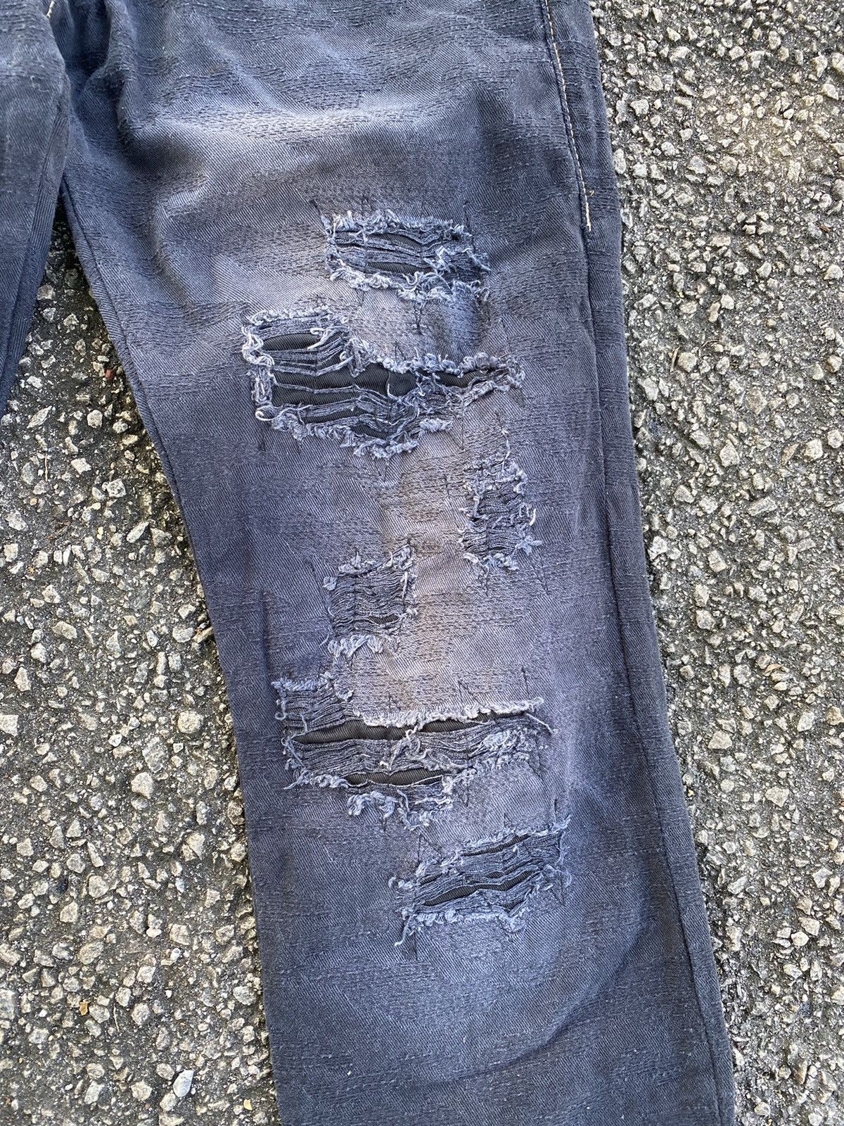 PPFM 🔥 Distressed 🔥 PPFM Distressed Jeans - Rare Design Size US 30 / EU 46 - 7 Thumbnail
