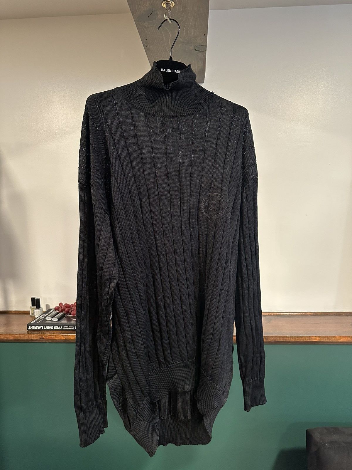 Balenciaga Balenciaga Silk Ribs Knit Size US L / EU 52-54 / 3 - 1 Thumbnail