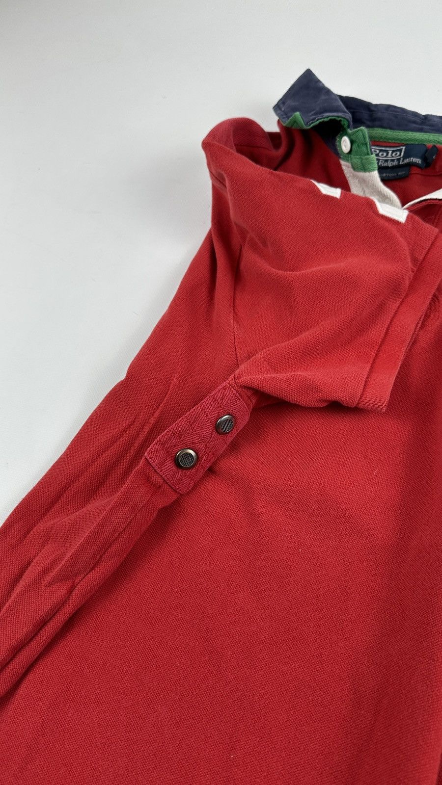Polo Ralph Lauren Vintage Polo by Ralph Lauren Rugby Polo Big Pony Size US XL / EU 56 / 4 - 5 Thumbnail