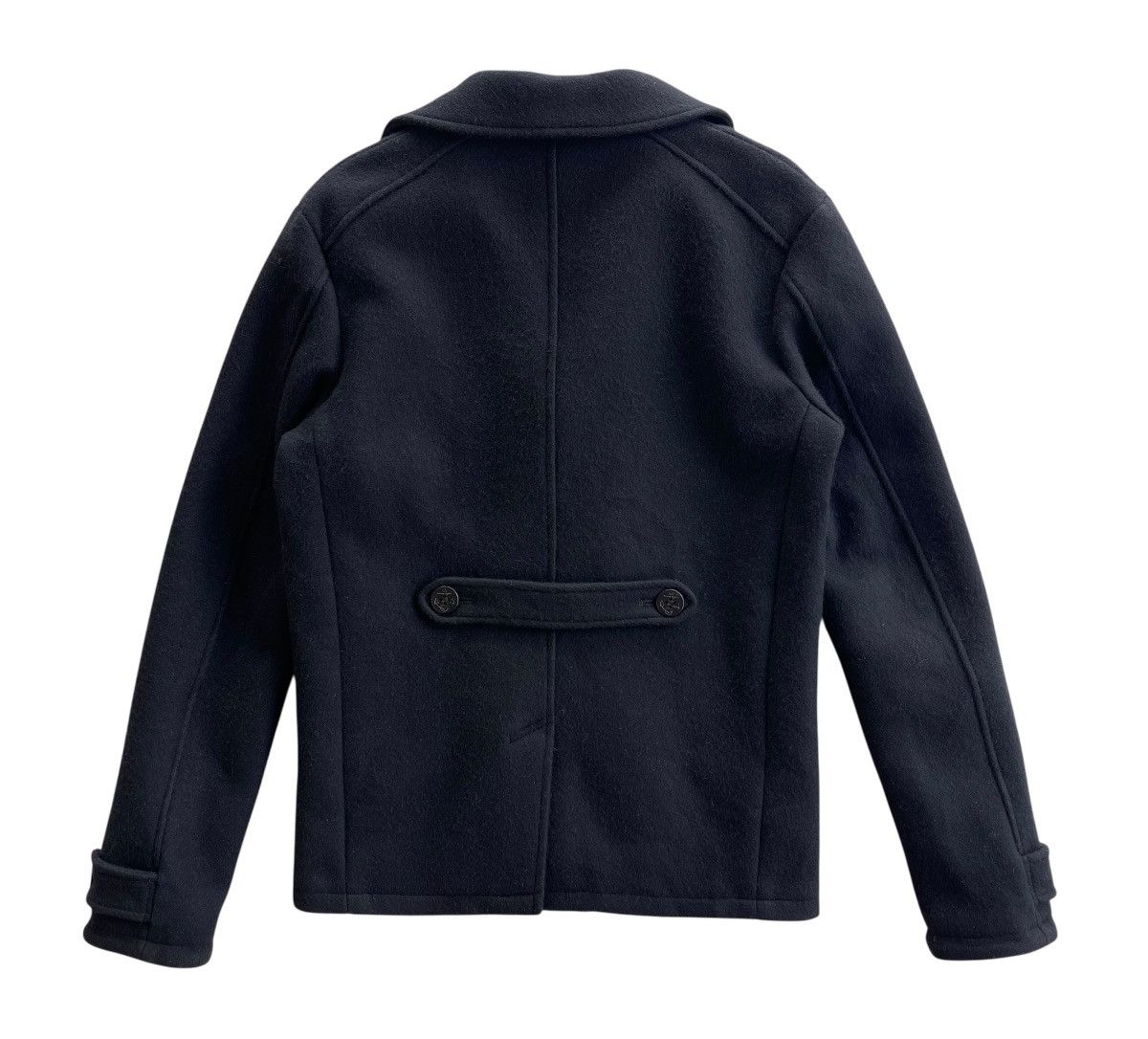 FDMTL FDMTL Wool Black Pea Jacket Size L / US 10 / IT 46 - 3 Thumbnail