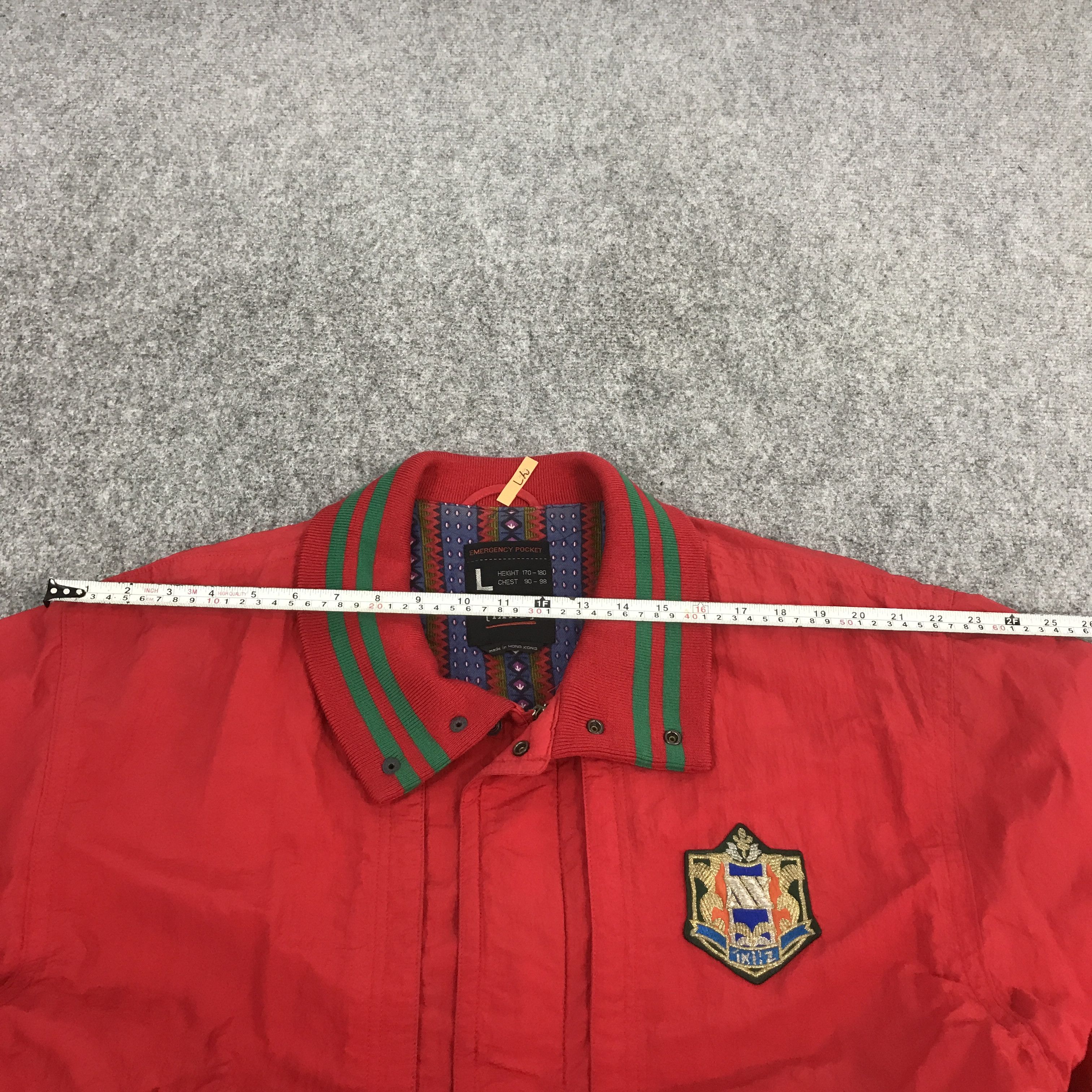 Japanese Brand Vintage Japan emergency pocket Bomber style jacket Size US L / EU 52-54 / 3 - 8 Thumbnail