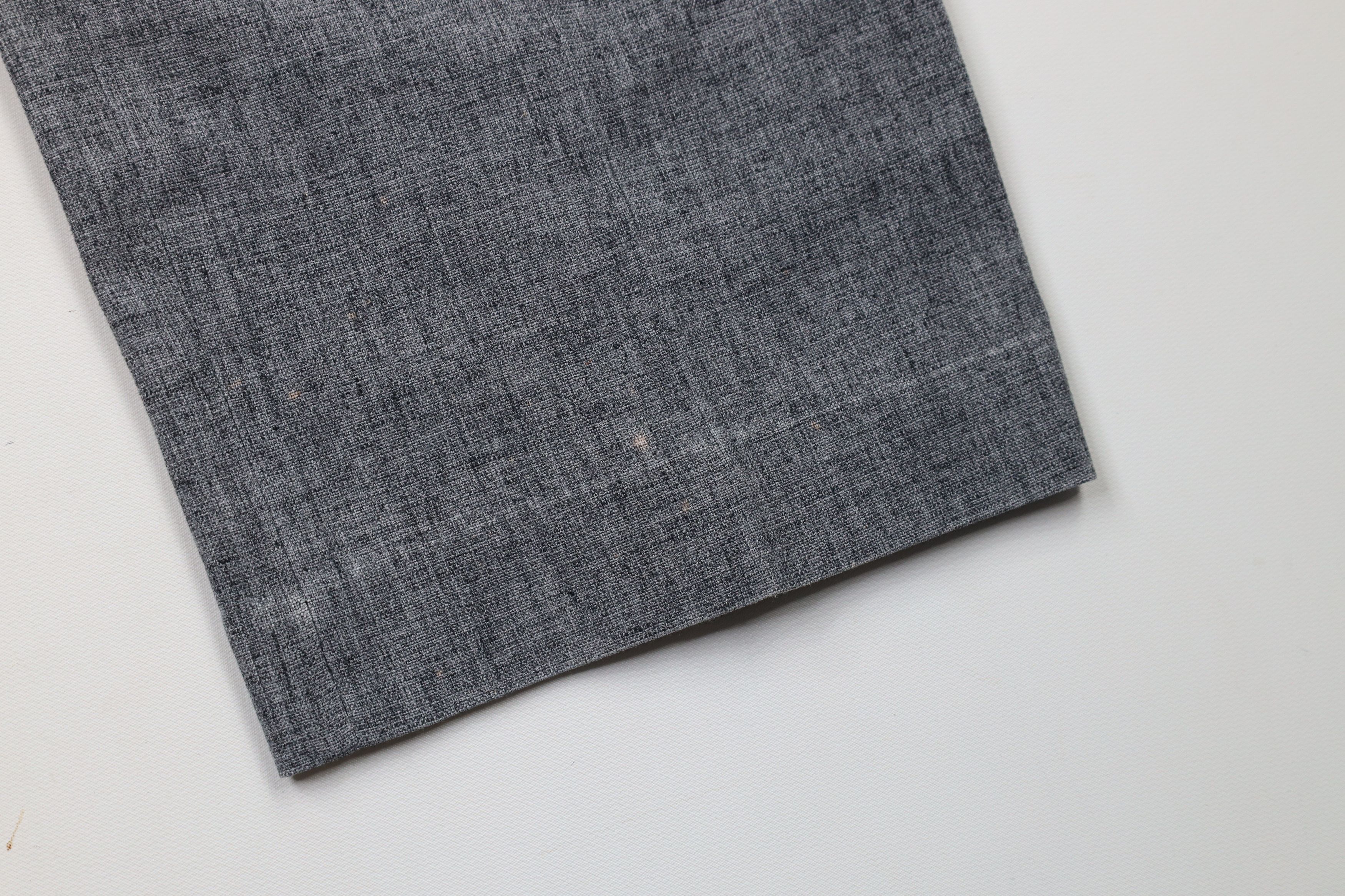 Vintage Vintage 90s Streetwear Linen Pleated Chino Pants Gray Size US 34 / EU 50 - 6 Thumbnail
