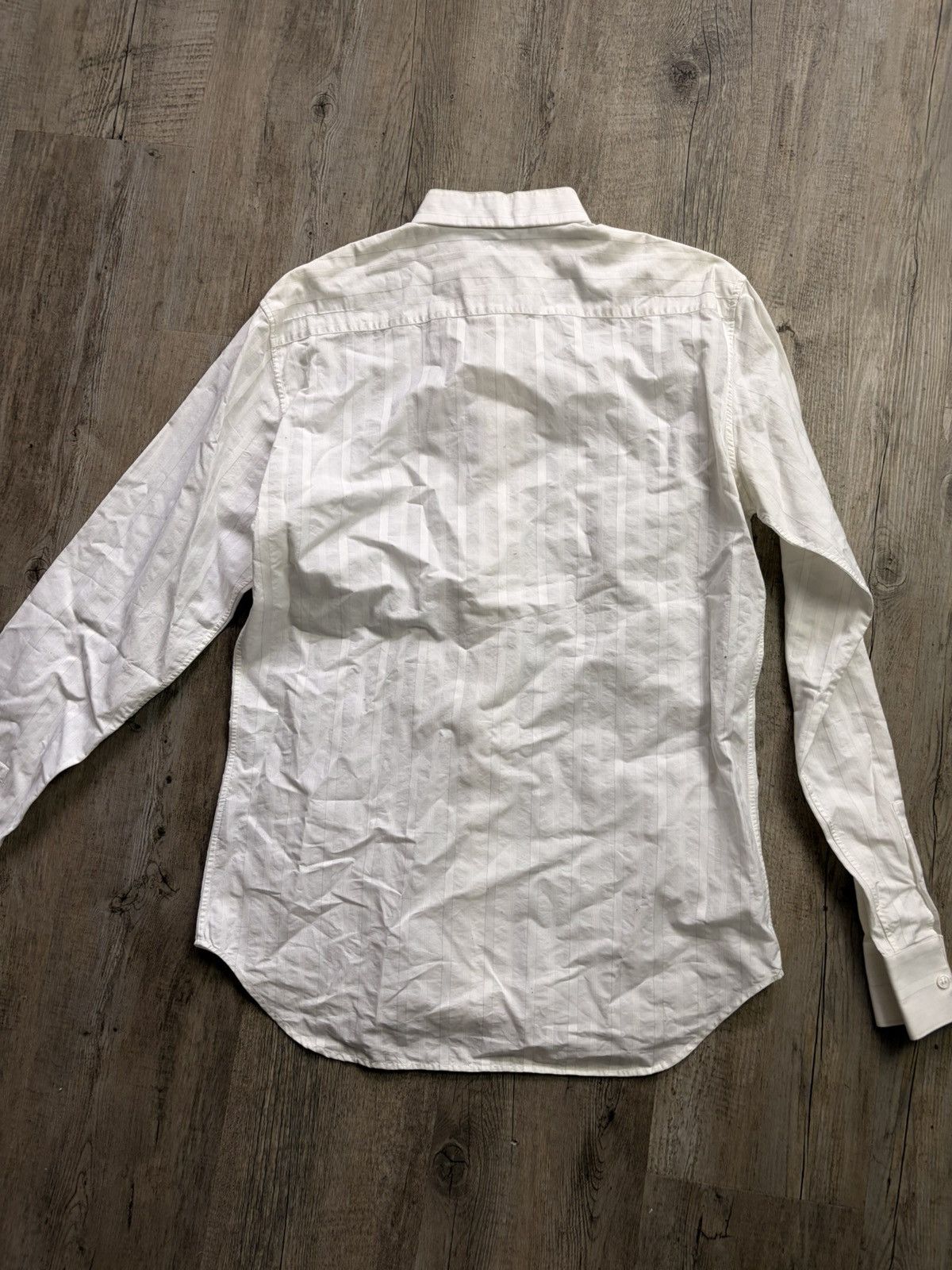 Dior SS09 KVH Dior Homme double collar striped shirt Size US L / EU 52-54 / 3 - 5 Thumbnail