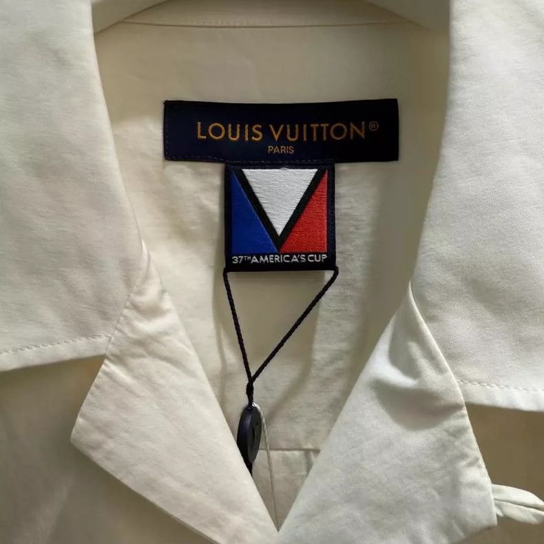 Louis Vuitton Louis Vuitton Long Sleeve Logo Shirt -2505 Size US XL / EU 56 / 4 - 3 Thumbnail