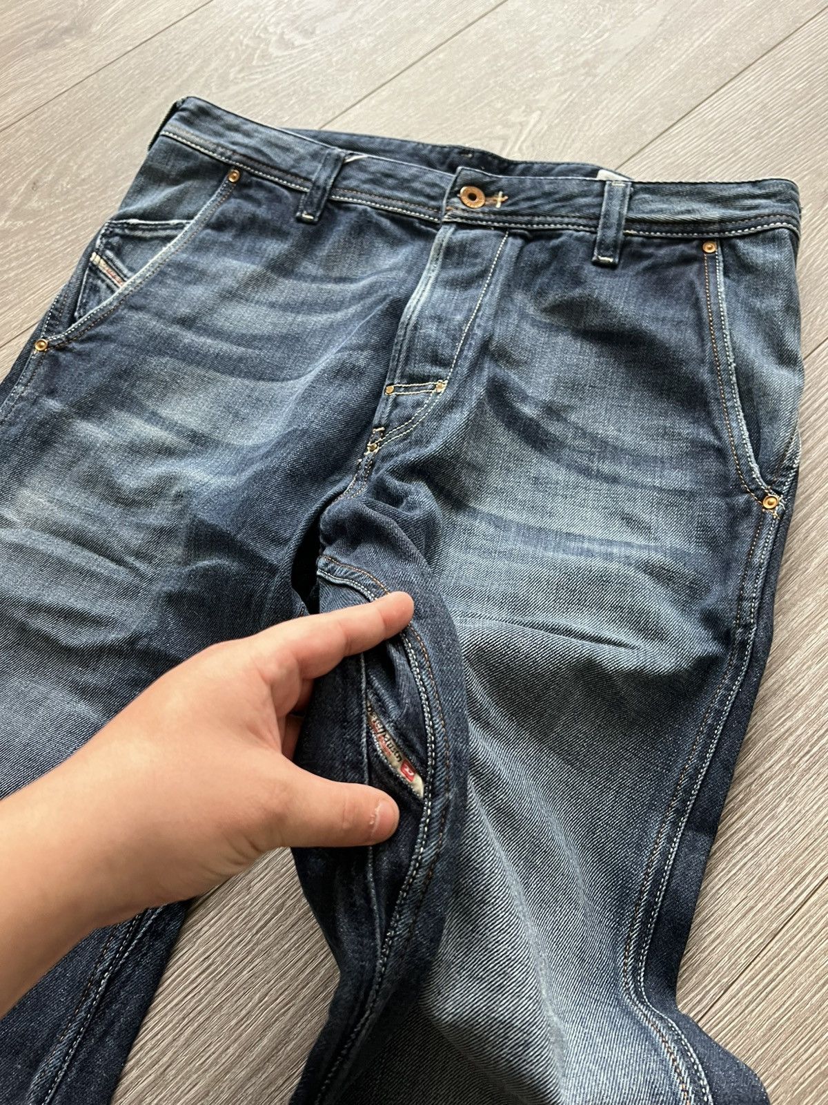 Diesel Vintage Diesel Jeans Denim Pants Japan Style Y2K Size US 32 / EU 48 - 16 Thumbnail