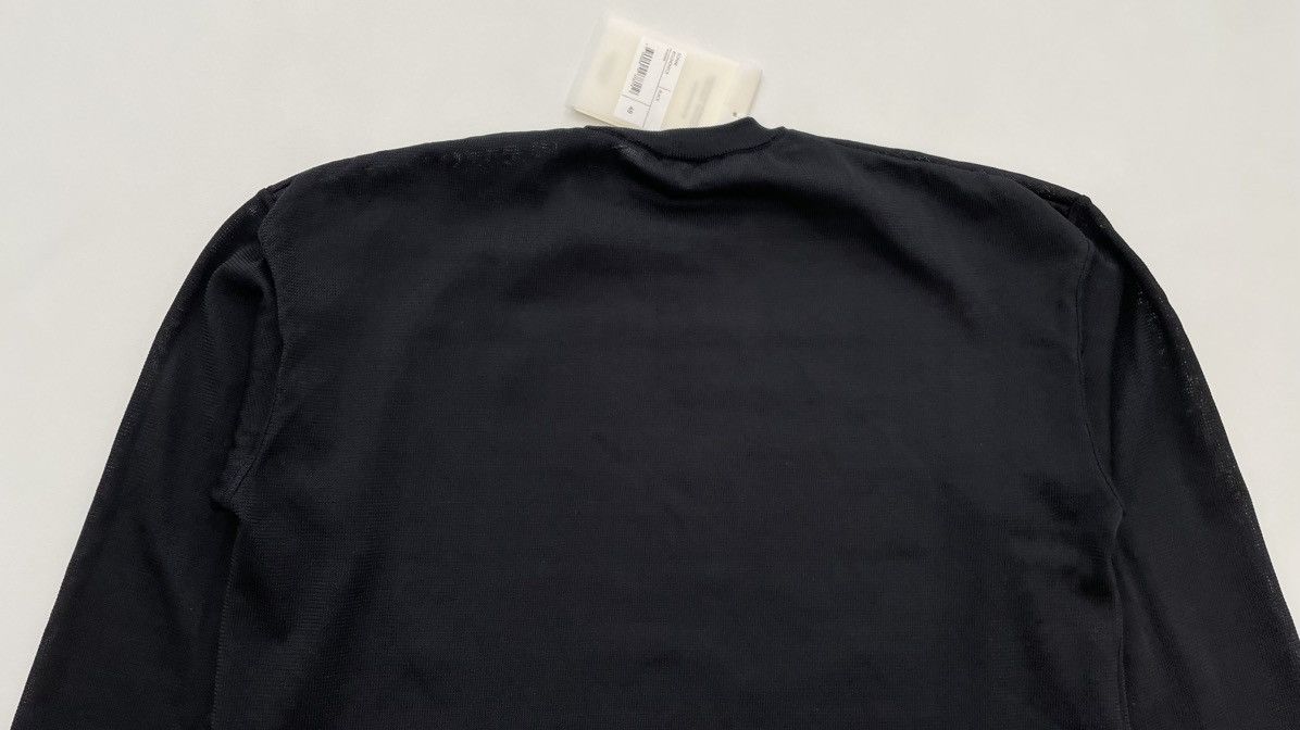 Our Legacy Black Tech Mesh ‘Sonar RoundNeck’ Sweater Size US M / EU 48-50 / 2 - 14 Thumbnail