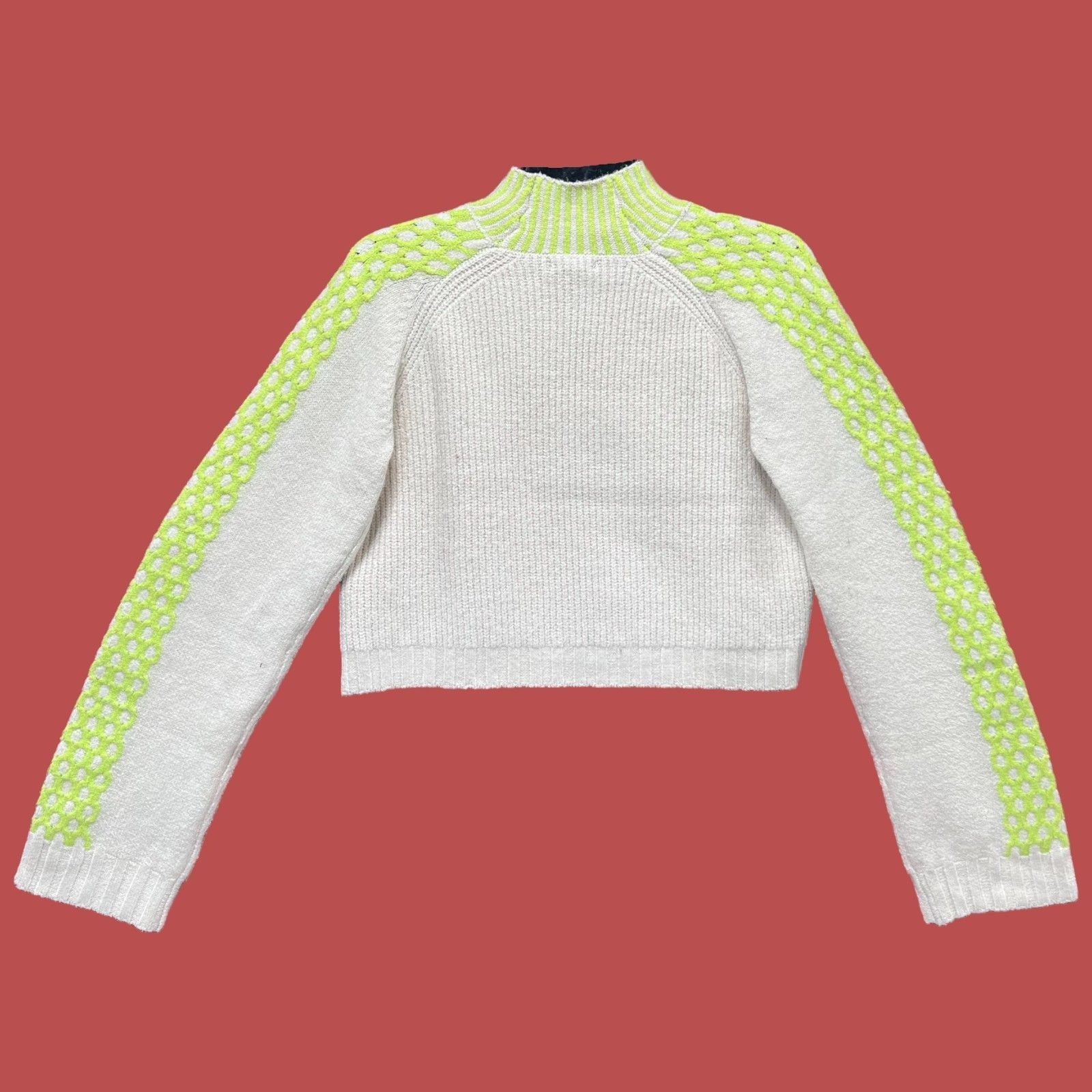 Other Wild Fable - Women's Mock Turtleneck Boxy Pullover Sweater - Size XS / US 0-2 / IT 36-38 - 4 Thumbnail