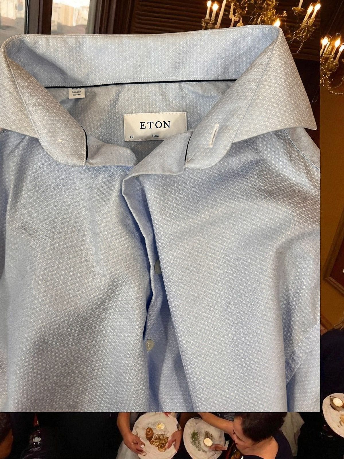Eton Eton blue shirt size M Size US M / EU 48-50 / 2 - 5 Thumbnail