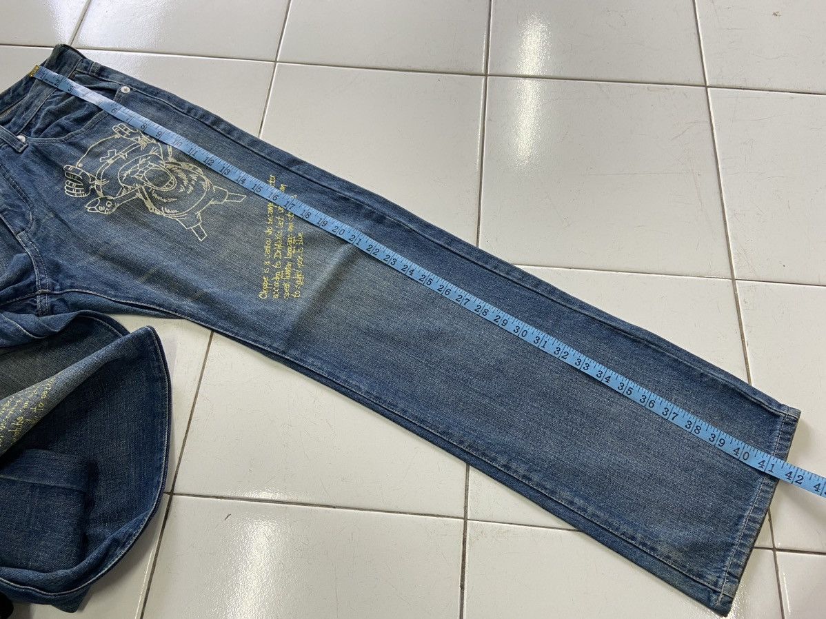 Anime VINTAGE ONE PIECE TONY CHOPPER OFFICIAL DENIM JEANS Size US 32 / EU 48 - 15 Thumbnail