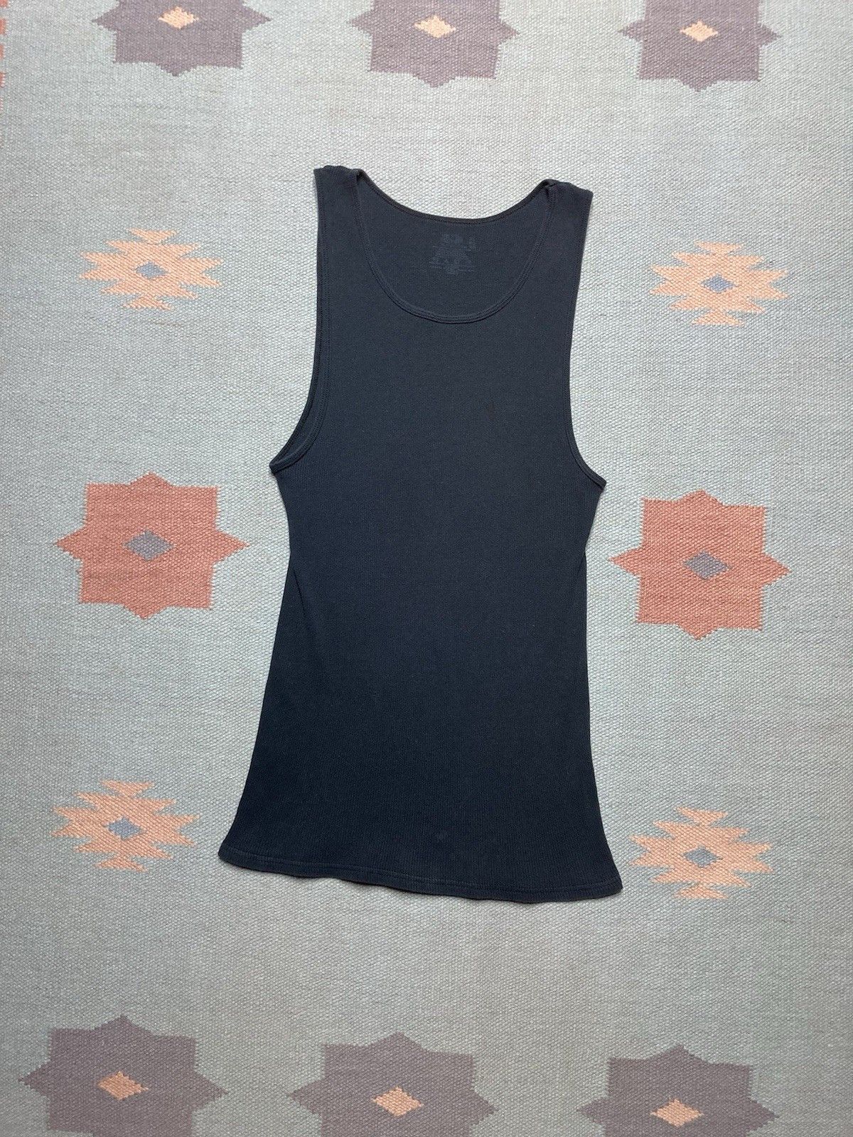Fruit Of The Loom Fruit loom ribbed tank top beater shirt goth soft cotton XL Size US XL / EU 56 / 4 - 1 Thumbnail