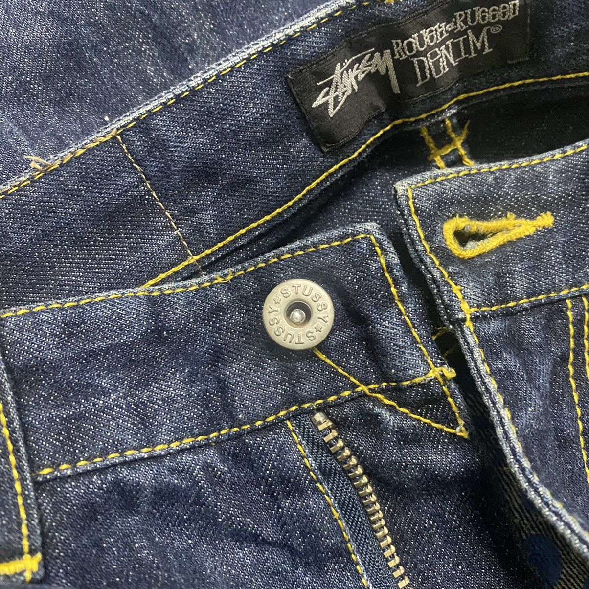 Stussy Vintage Y2K Stussy Logo Pocket Denim Jeans Size US 30 / EU 46 - 19 Thumbnail