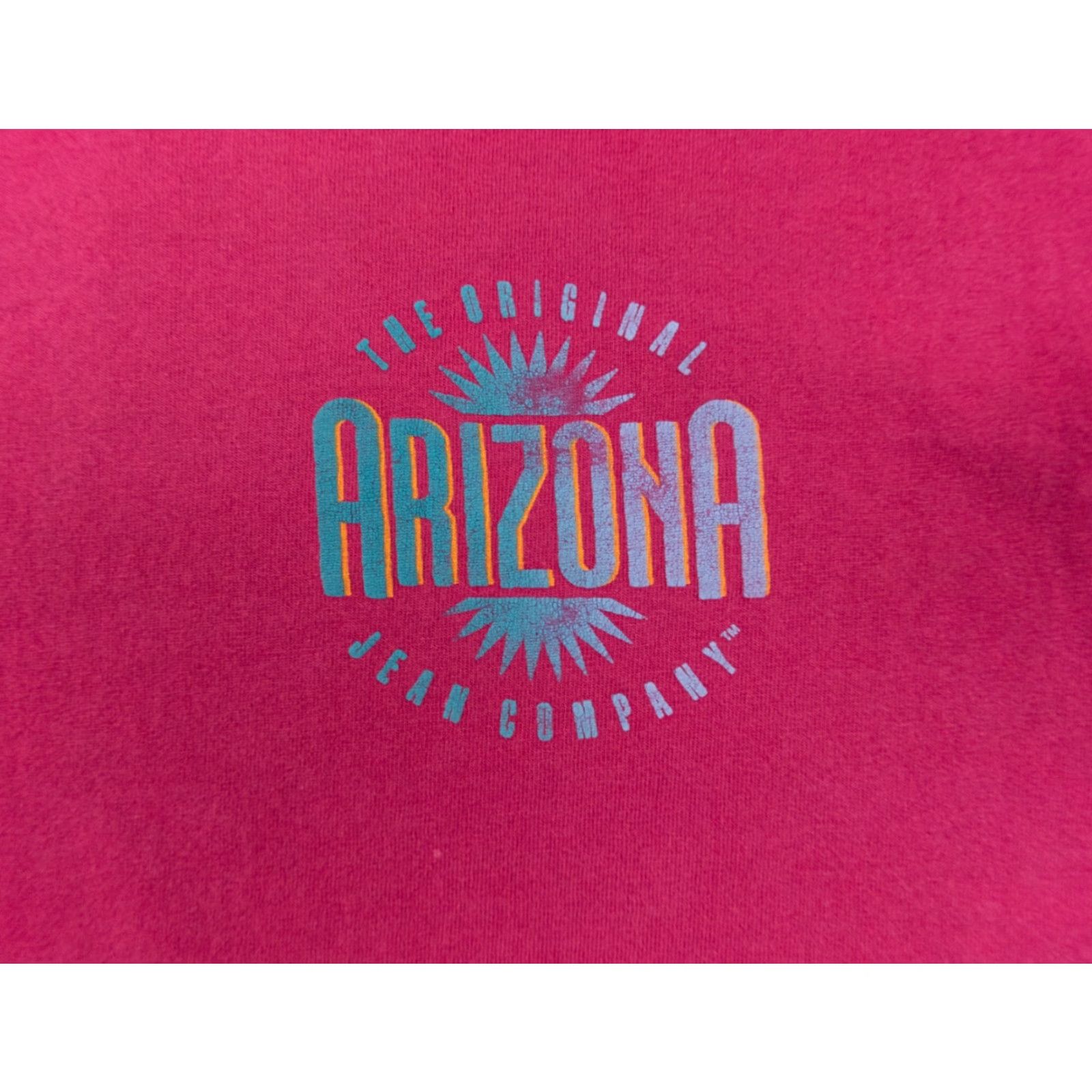 Vintage VINTAGE Arizona Jeans T-Shirt Shirt Mens Adult XL Purple 90s 1990s Short Sleeve Crew Neck Logo Tee Size US XL / EU 56 / 4 - 3 Thumbnail