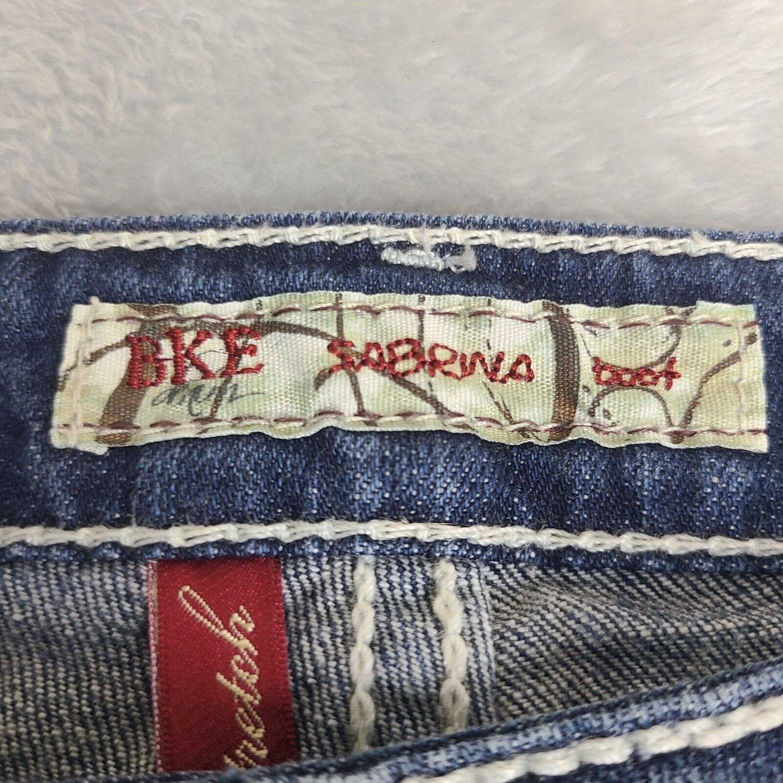 BKE BKE Sabrina Distressed Womens Denim Blue Jeans Waist 29" in Size 29" - 3 Thumbnail