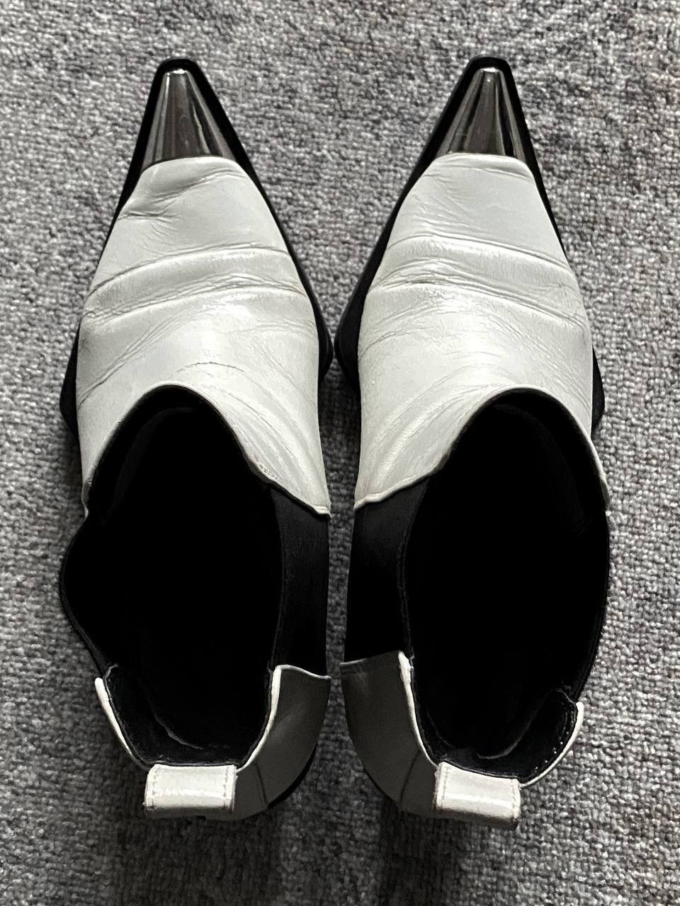 Helmut Lang Helmut Lang Leather Cowboy Metal Noses Boots Size US 9 / IT 39 - 4 Thumbnail