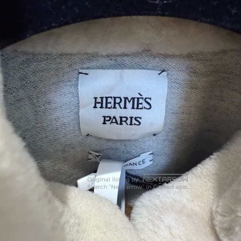 Hermes Hermes Blue and White Printed Parka Cotton Jacket Size XXS / US 00 / IT 34 - 6 Thumbnail