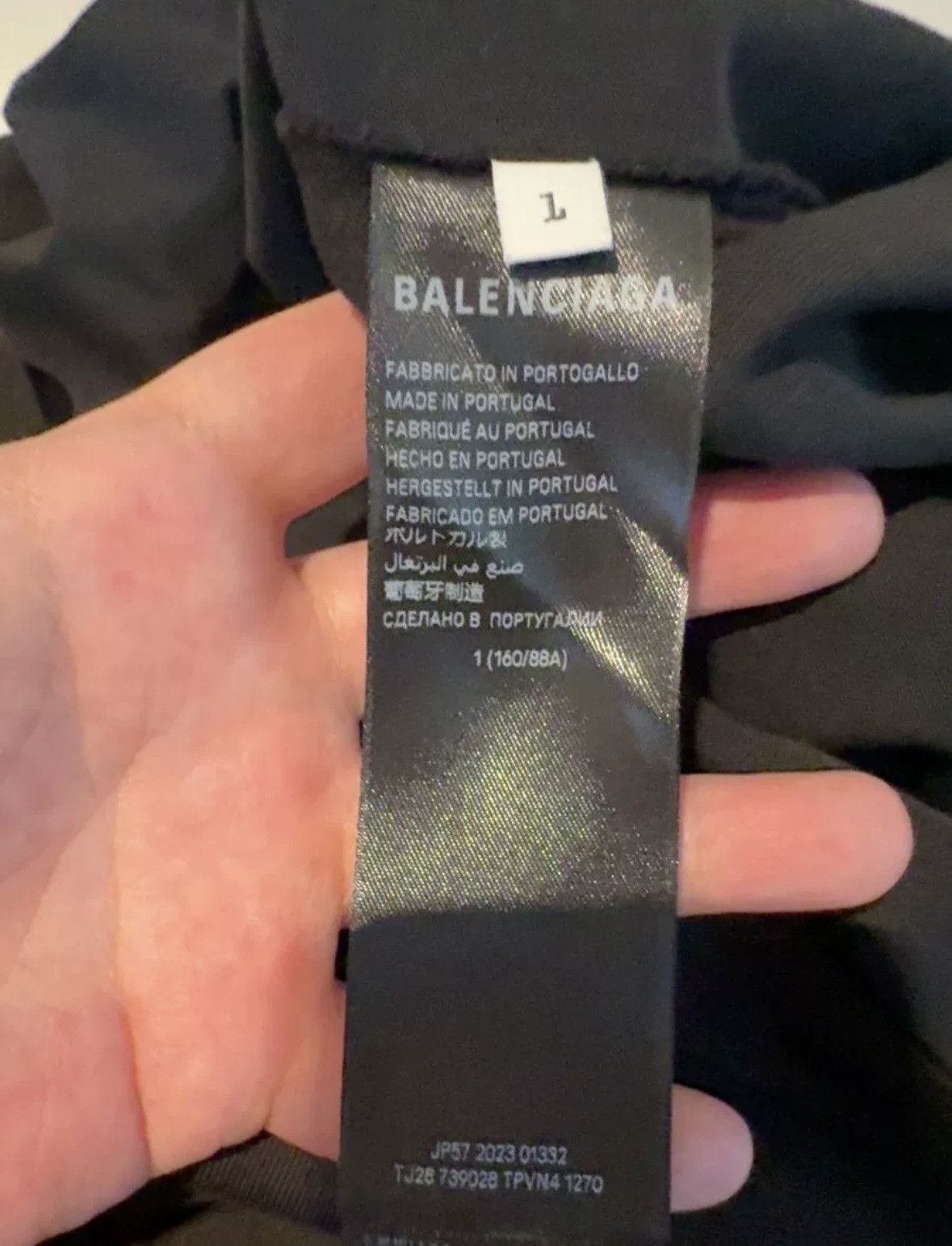 Balenciaga Balenciaga 24ss tee Size US S / EU 44-46 / 1 - 6 Thumbnail