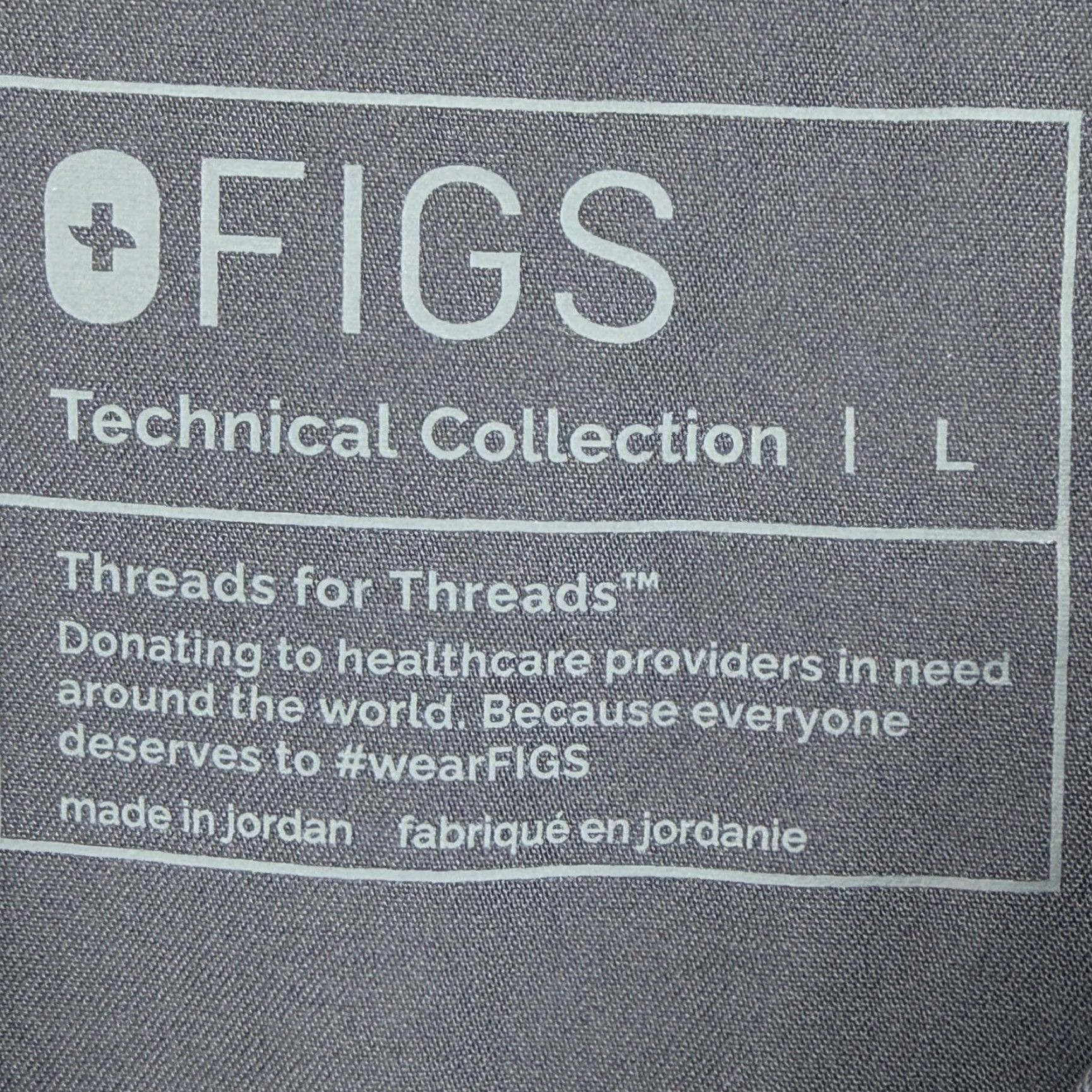 Vintage FIGS Catarina One-Pocket Scrub Top Graphite Gray V-Neck Mens Large L Size US L / EU 52-54 / 3 - 4 Thumbnail