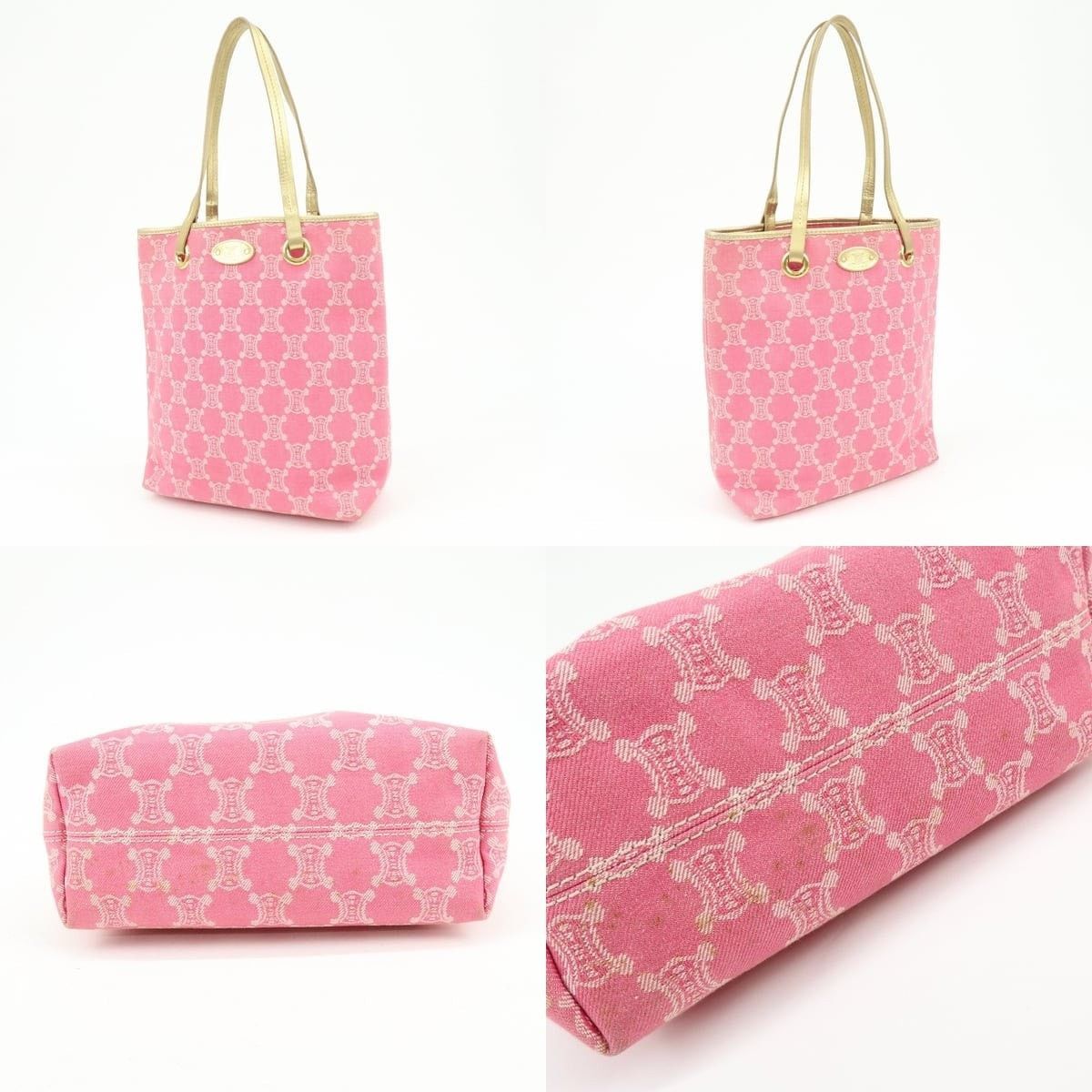Celine Celine Macadam Canvas Tote Pink Size ONE SIZE - 3 Thumbnail