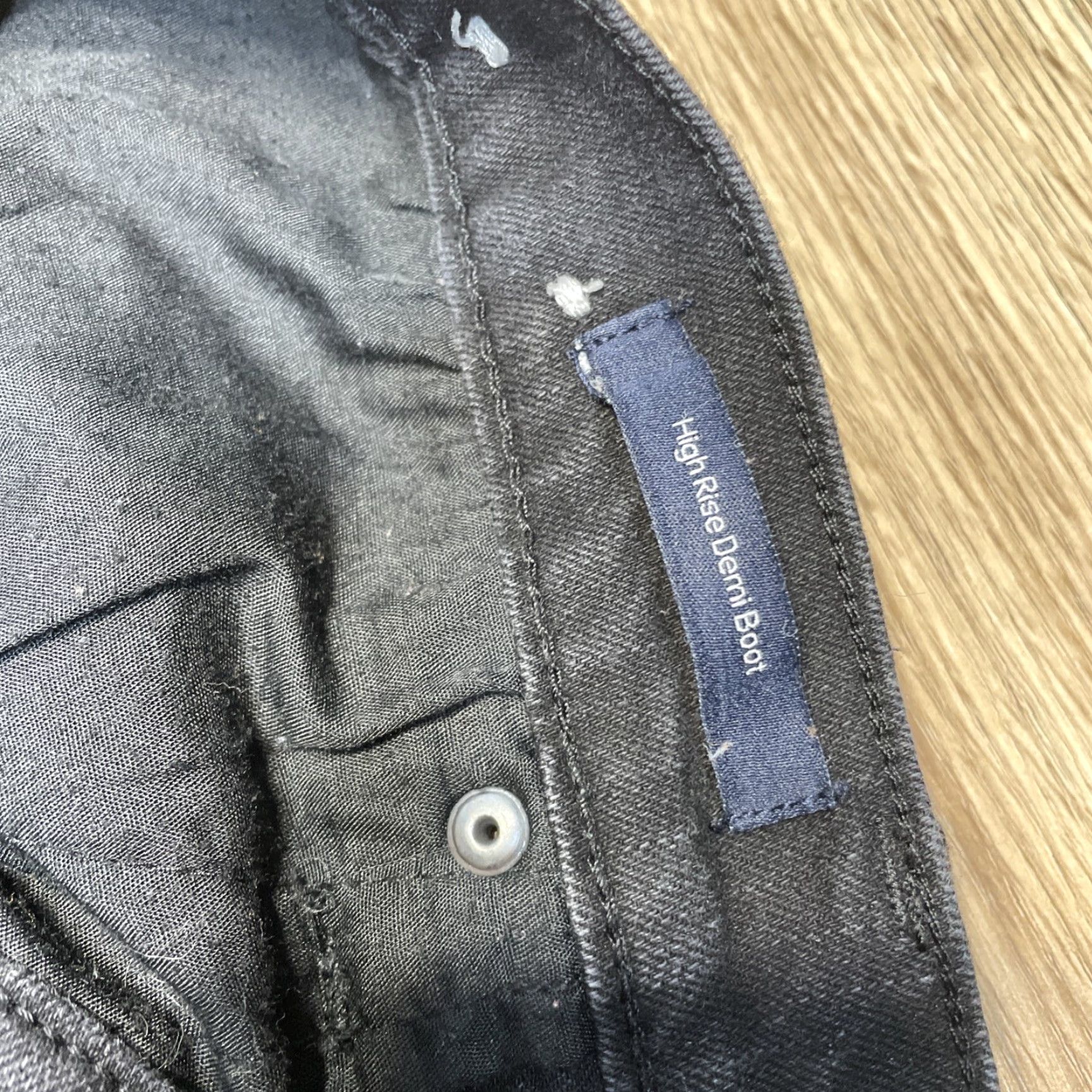 Calvin Klein CALVIN KLEIN High Rise Bootcut Jeans Size 10/30 Black Womens Size US 10 / IT 40 - 3 Thumbnail