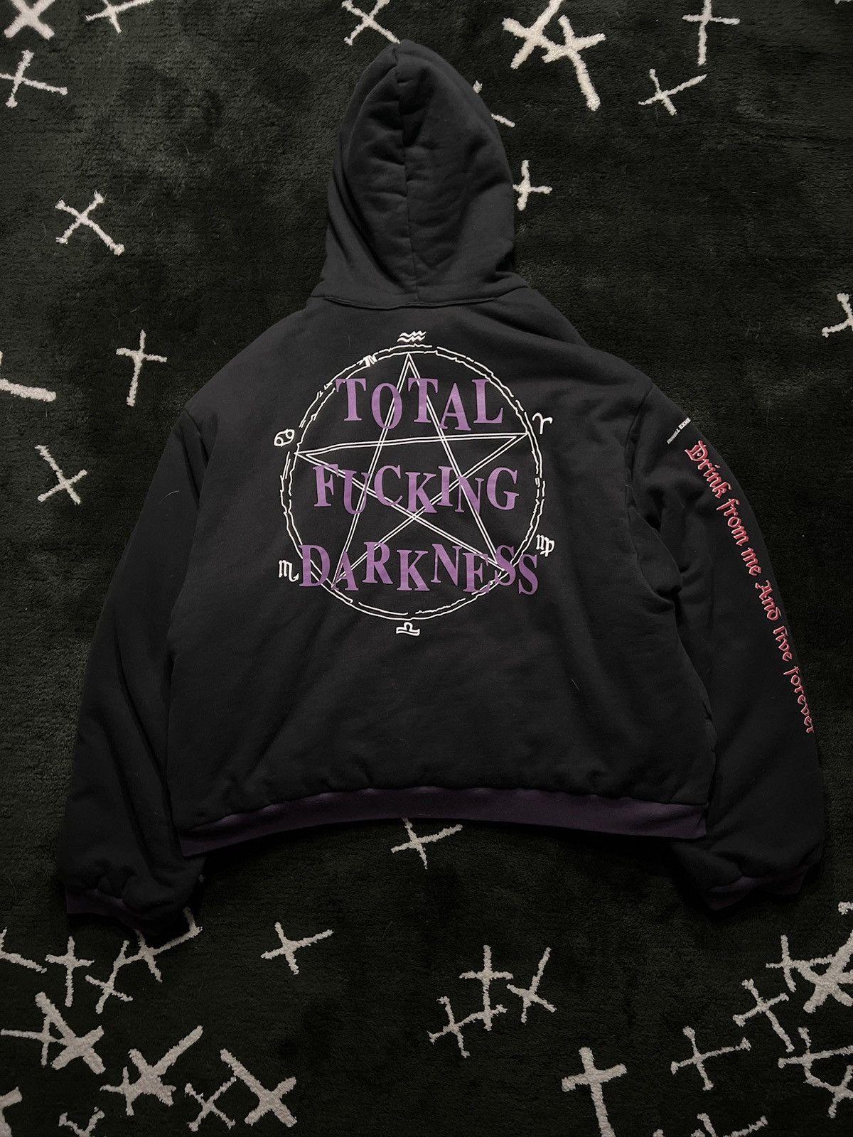 Vetements AW16 - Total Fucking Darkness (TFD) Reversible Bomber Hoodie Size US L / EU 52-54 / 3 - 2 Thumbnail
