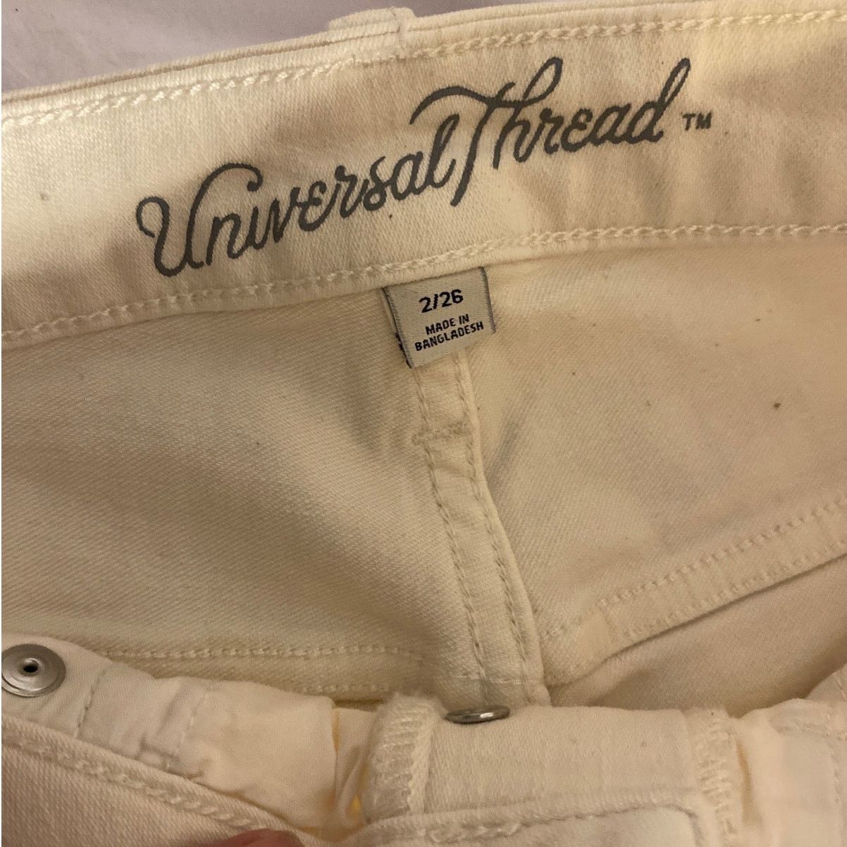 Other Neutral Minimalist Beige High Rise Skinny Jeans 2/26 Size 26" / US 2 / IT 38 - 3 Thumbnail
