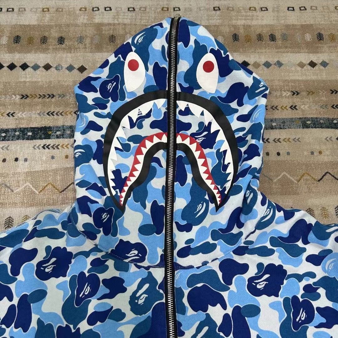 Bape COLOR CAMO SHARK FULL ZIP HOODIE Size US XXL / EU 58 / 5 - 5 Thumbnail