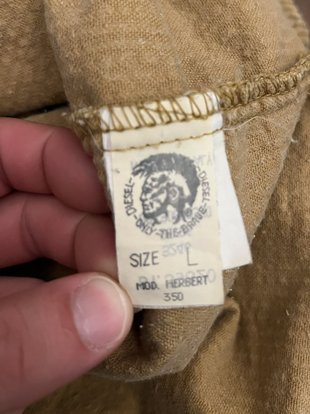 Diesel Vintage Diesel Workwear Herbert Corduroy Jacket Size US L / EU 52-54 / 3 - 8 Thumbnail