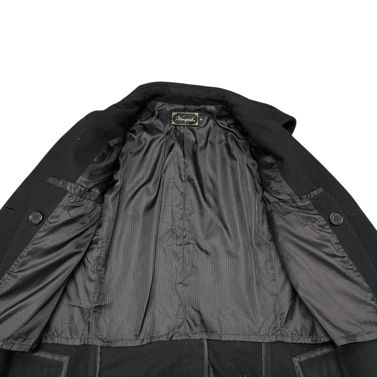 Vanquish Vanquish Wool Coat Double Breasted Gold Button Size US M / EU 48-50 / 2 - 11 Thumbnail