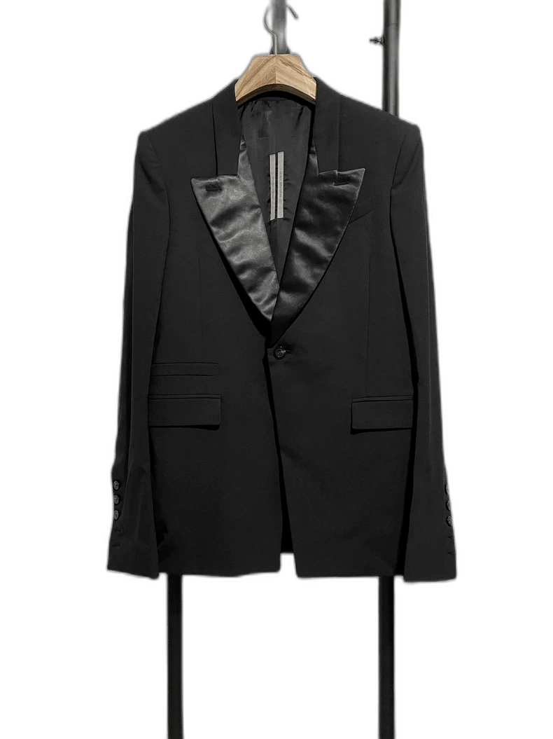 Rick Owens rick owens black formal suit jacket-2508 Size US M / EU 48-50 / 2 - 1 Thumbnail