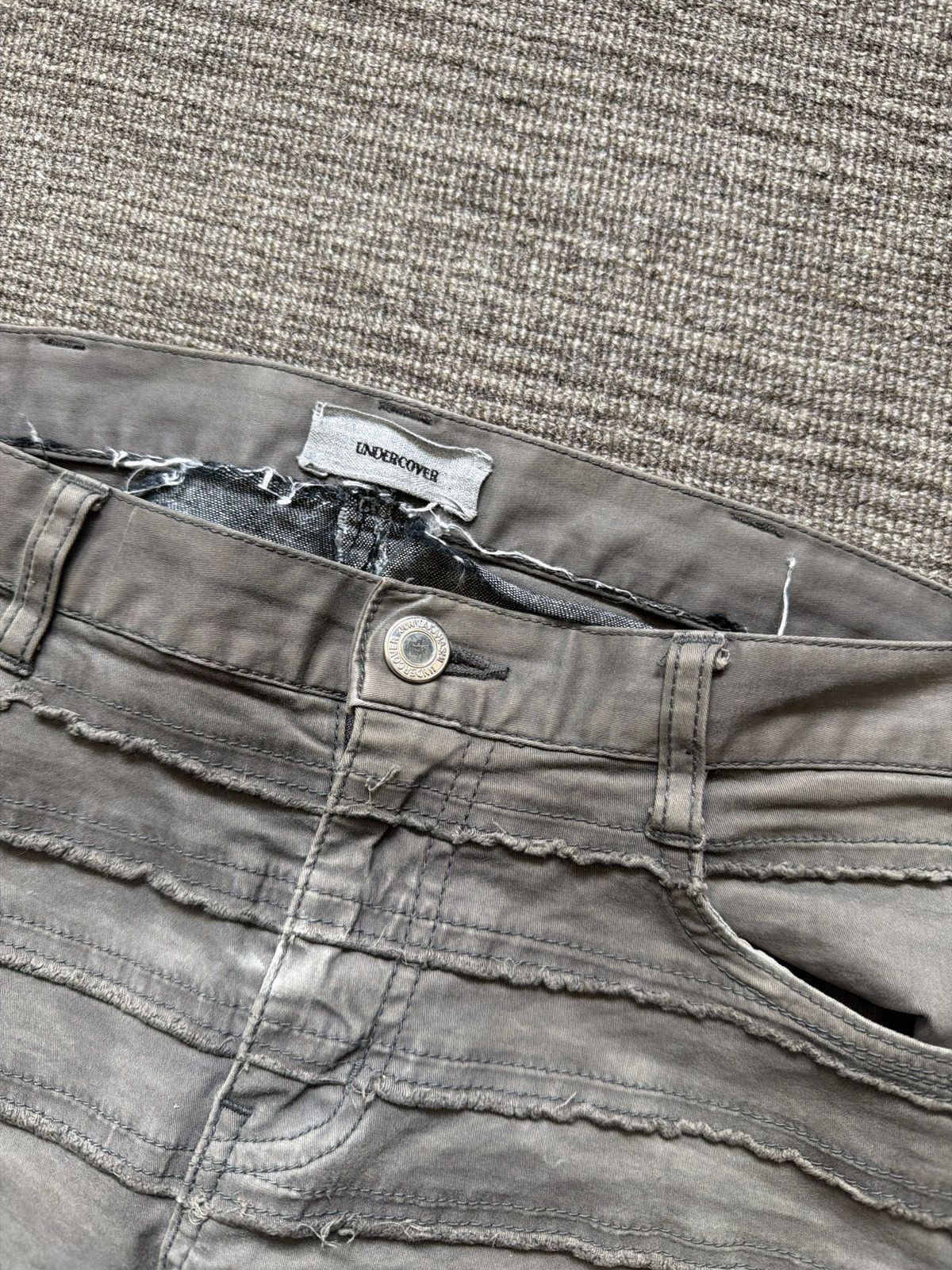 Undercover Undercover 13AW Hagi Denim Gray Size US 27 - 4 Thumbnail
