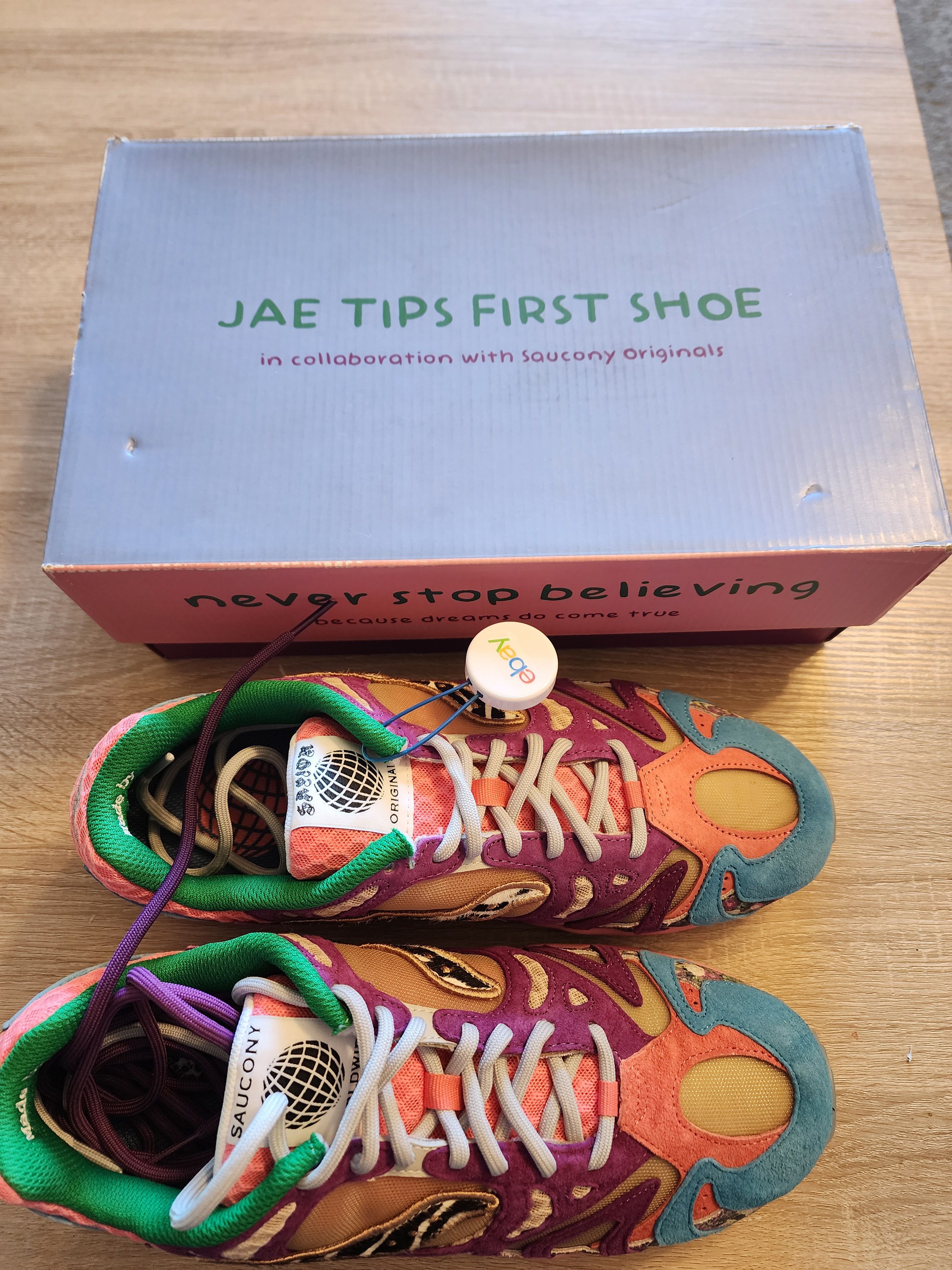 Saucony Saucony Jae Tips Grid Azura 2000 Size US 12 / EU 45 - 6 Thumbnail