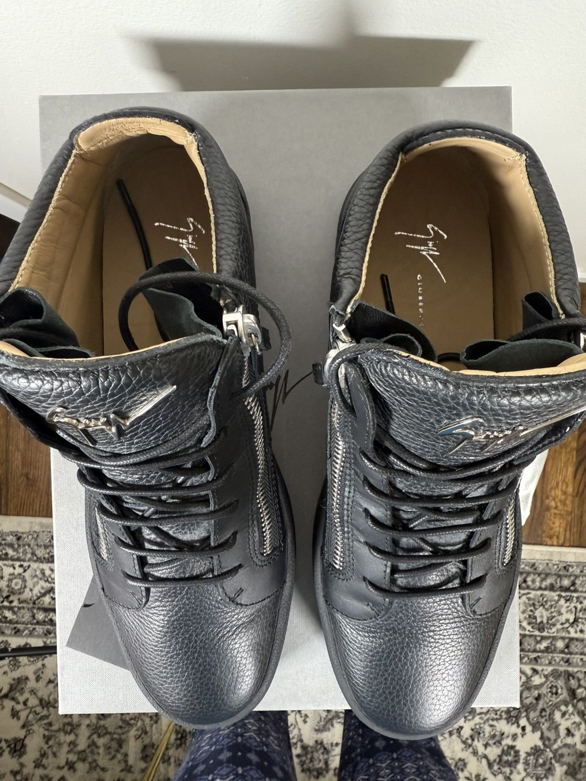 Giuseppe Zanotti Giuseppe zan0tti kriss mid top Size US 11 / EU 44 - 4 Thumbnail