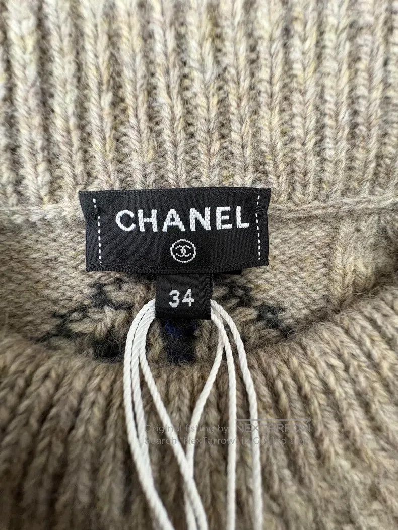 Chanel Chanel Ski series clover cashmere sweater Size XXS / US 00 / IT 34 - 5 Thumbnail