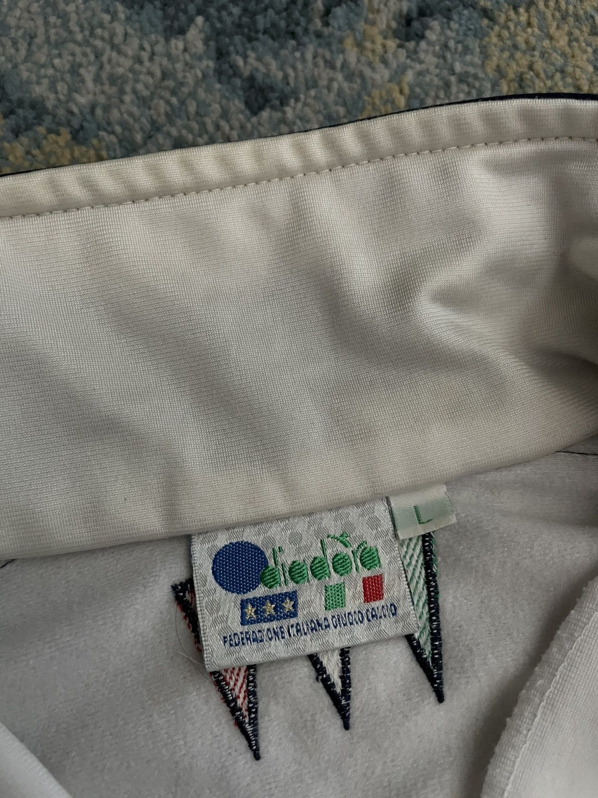 Other Diadora Italy Vintage 1990s Track Jacket Size US L / EU 52-54 / 3 - 3 Thumbnail