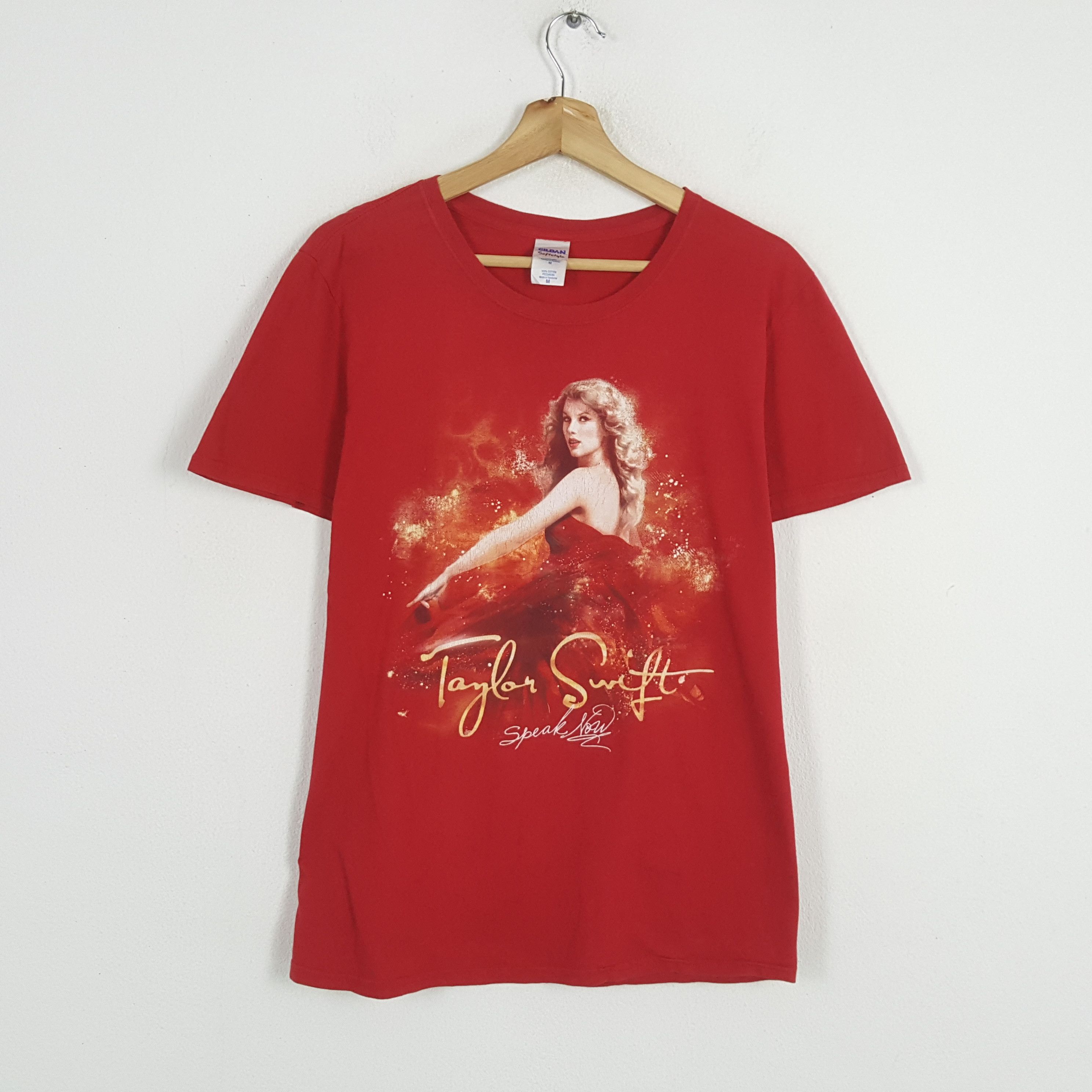 Band Tees × Vintage Vintage TAYLOR SWIFT American Singer Songwriter T-Shirts Size US M / EU 48-50 / 2 - 1 Thumbnail
